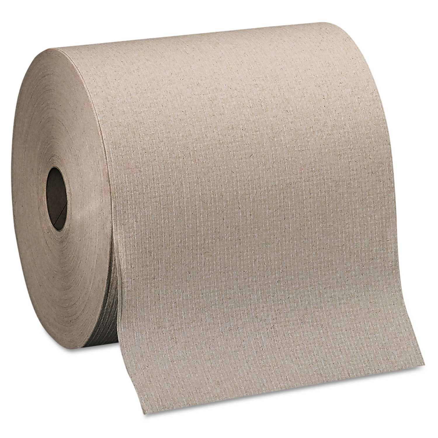 Nonperforated Paper Towel Rolls, 7 7/8 x 800ft, Brown, 6 Rolls/Carton