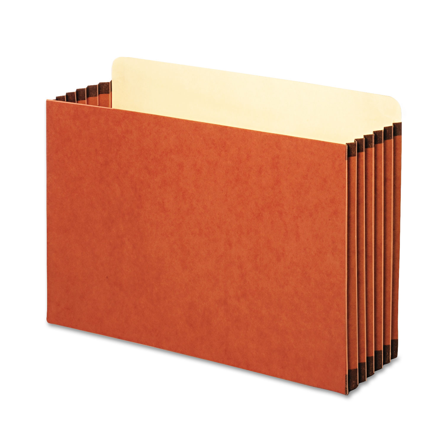 File Cabinet Pockets, Straight Cut, 1 Pocket, Legal, Redrope