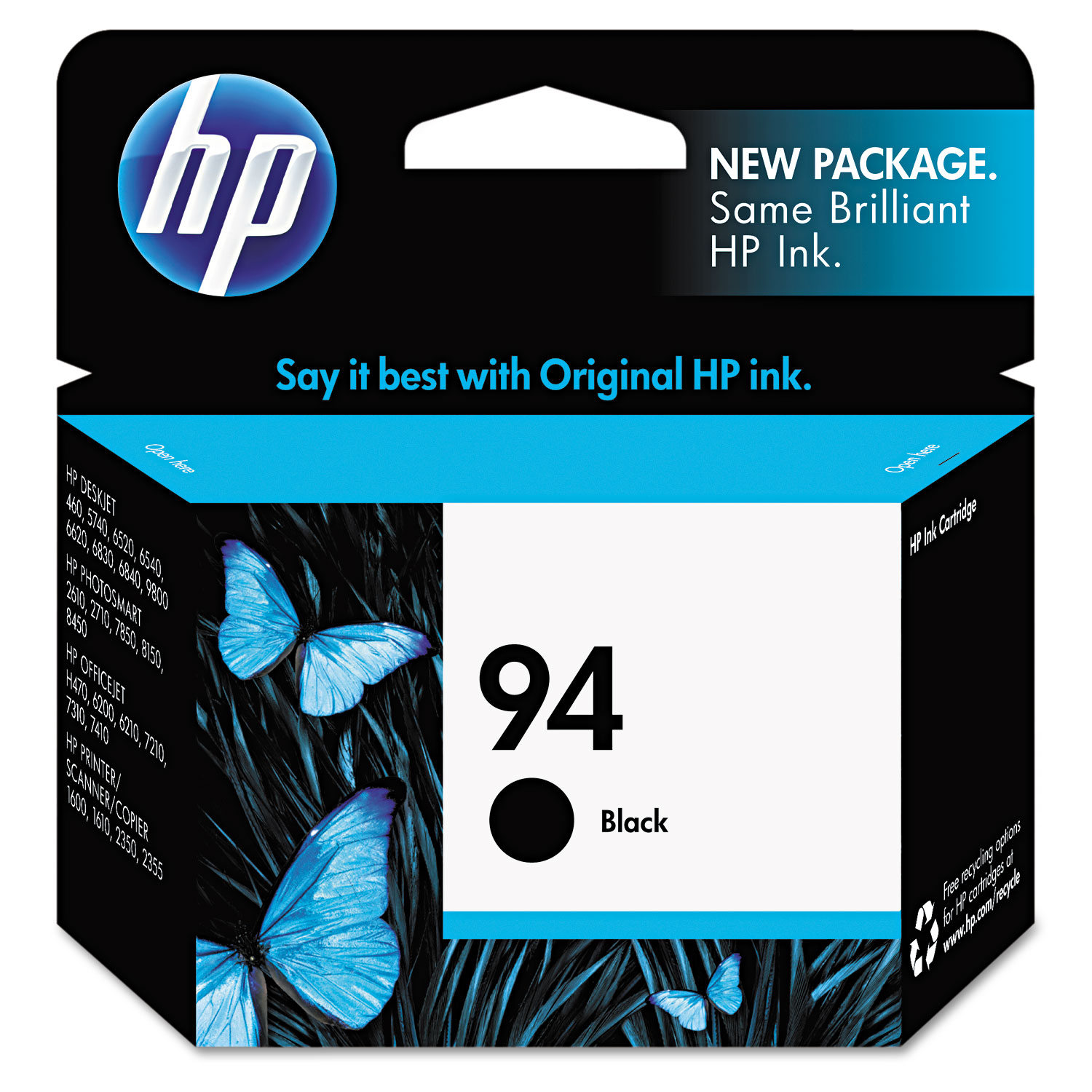  HP C8765WN HP 94, (C8765WN) Black Original Ink Cartridge (HEWC8765WN) 