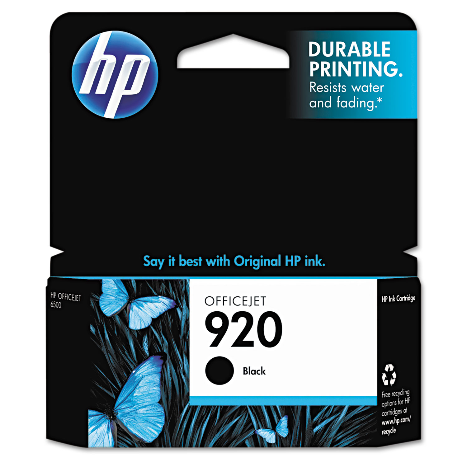  HP CD971AN HP 920, (CD971AN) Black Original Ink Cartridge (HEWCD971AN) 