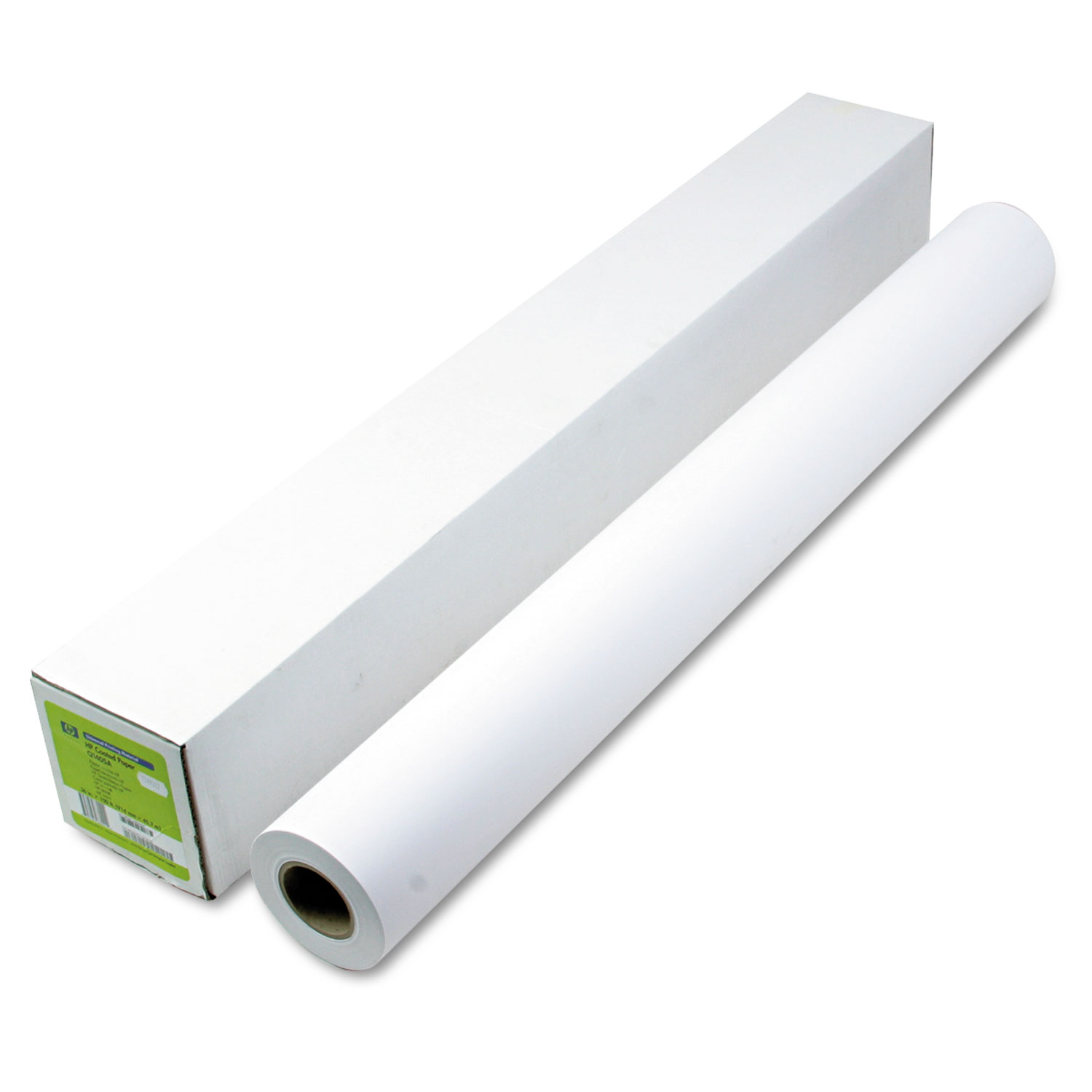  HP Q1405B DesignJet Inkjet Large Format Paper, 4.9 mil, 36 x 150 ft, Coated White (HEWQ1405B) 