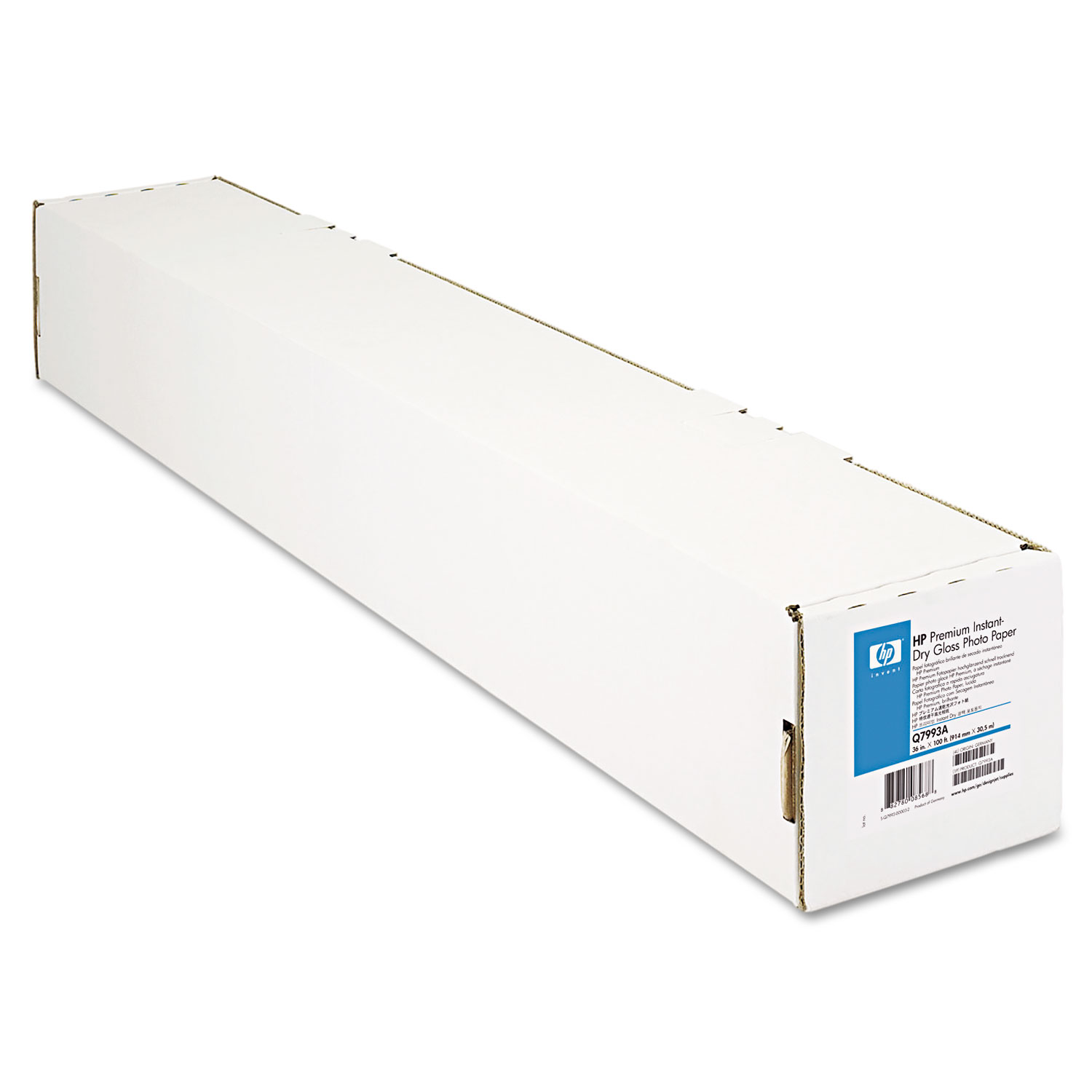 Premium Instant-Dry Photo Paper, 36 x 100 ft, White