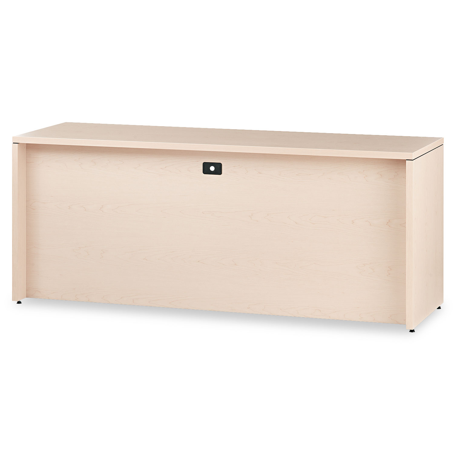 10500 Series Kneespace Credenza With 3/4-Height Pedestals, 72w x 24d, Nat Maple