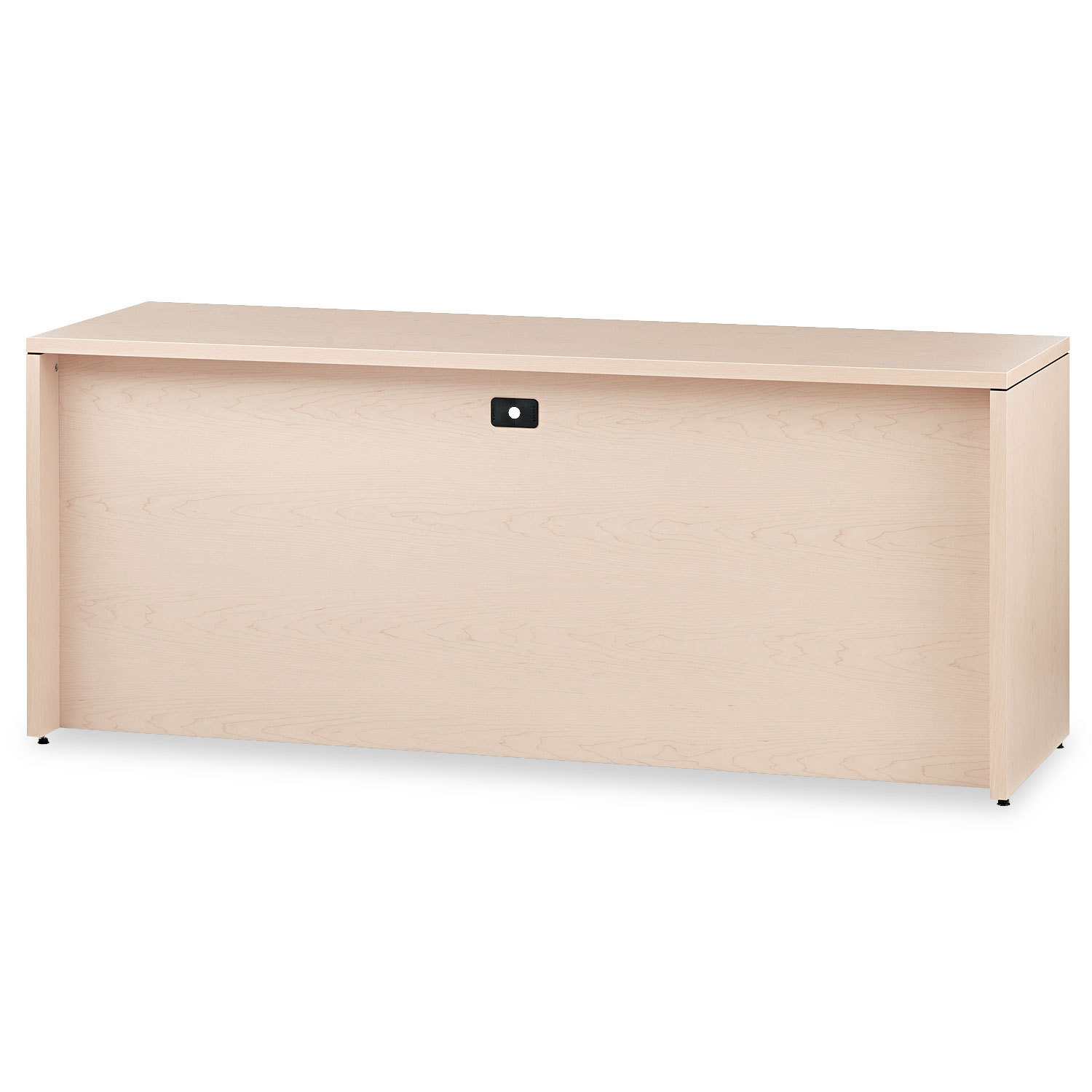 10500 Series 3/4-Height Left Pedestal Credenza, 72 x 24 x 29-1/2, Natural Maple
