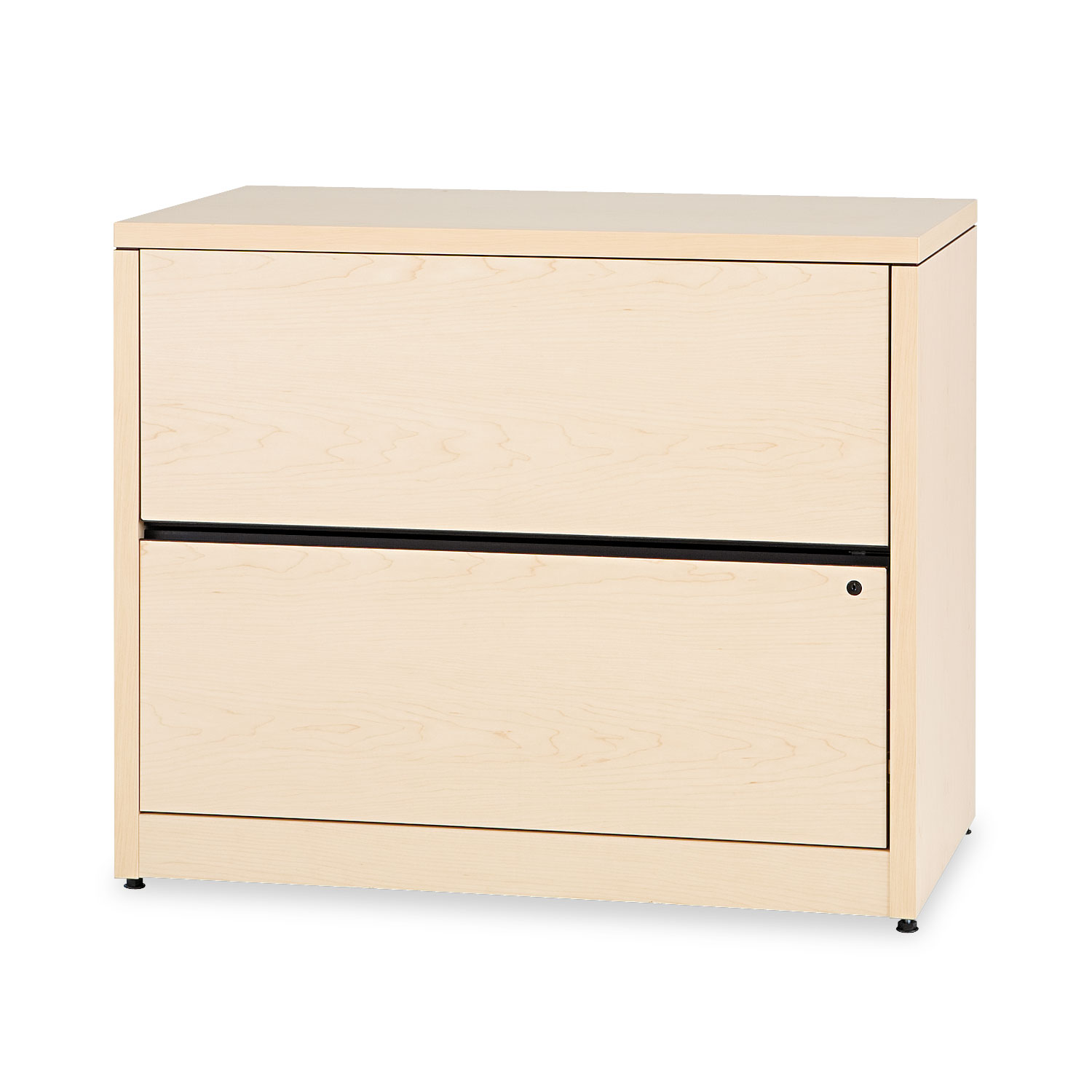  HON H10563.DD 10500 Series Two-Drawer Lateral File, 36w x 20d x 29.5h, Natural Maple (HON10563DD) 