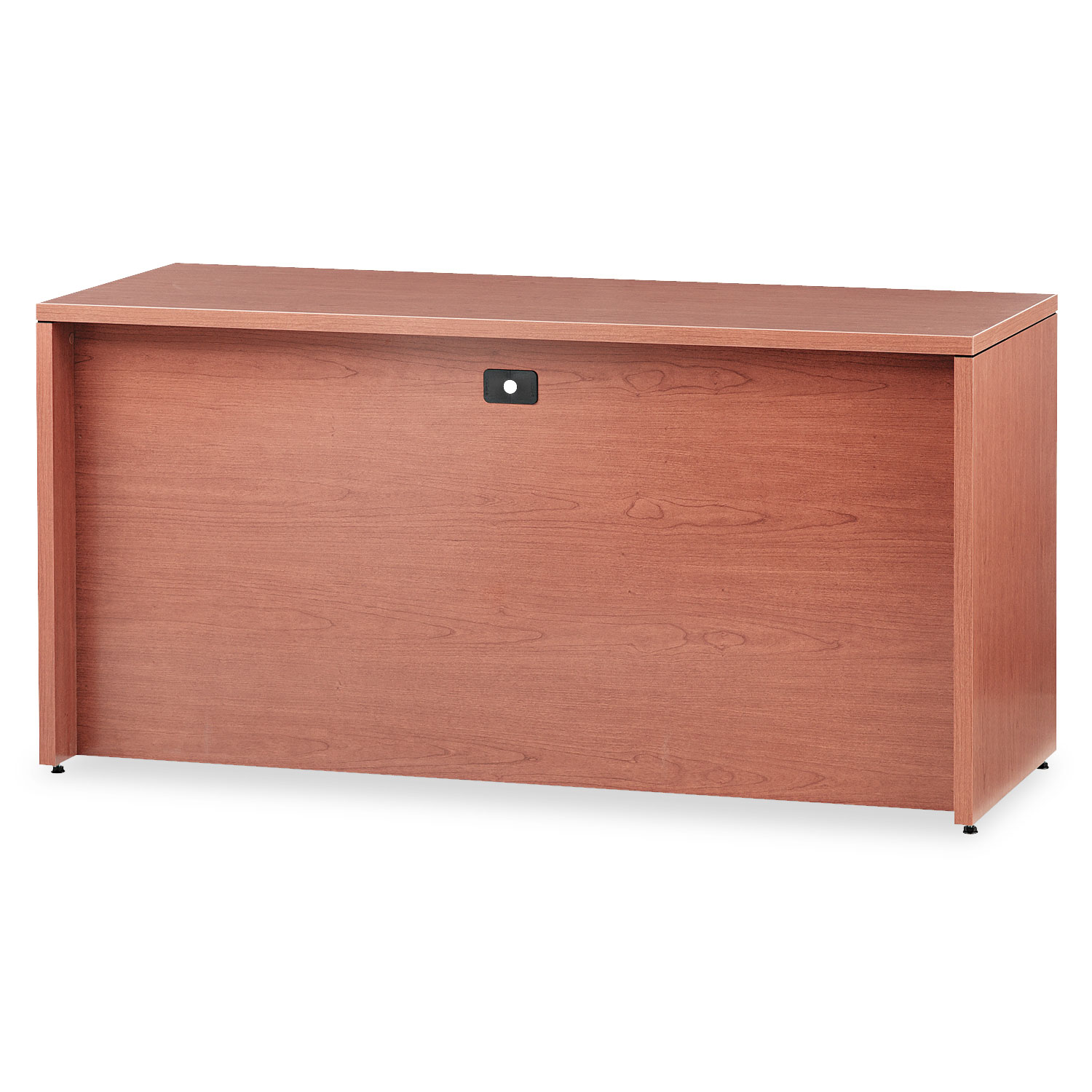 10500 Series Kneespace Credenza With 3/4-Height Pedestals, 60w x 24d, Bourbon CY