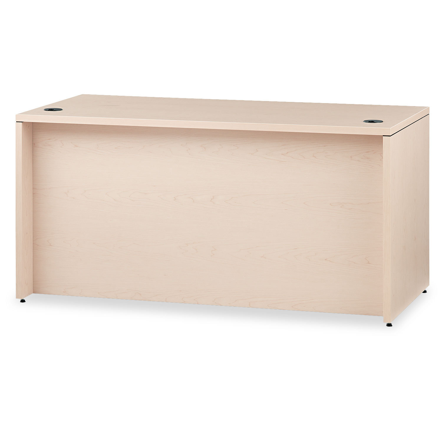 10500 Series 3/4-Height Double Pedestal Desk, 60w x 30d x 29-1/2h, Natural Maple