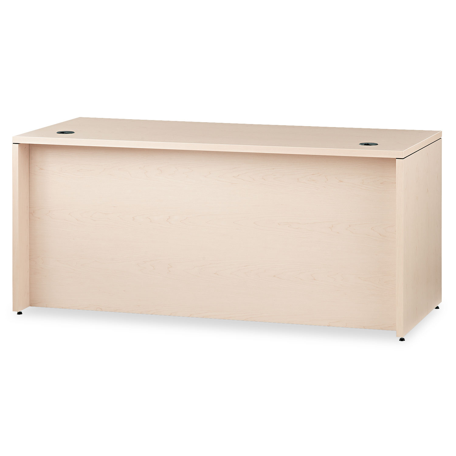 10500 Series L Right 3/4-Height Ped Desk, 66w x 30d x 29-1/2h, Natural Maple