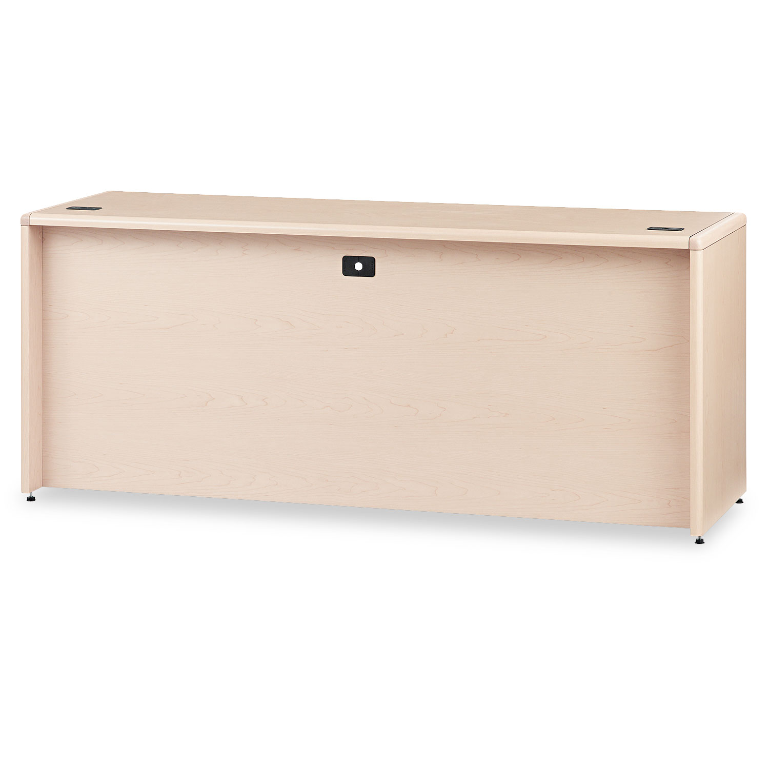 10700 Series Right Pedestal Credenza, 72w x 24d x 29 1/2h, Natural Maple