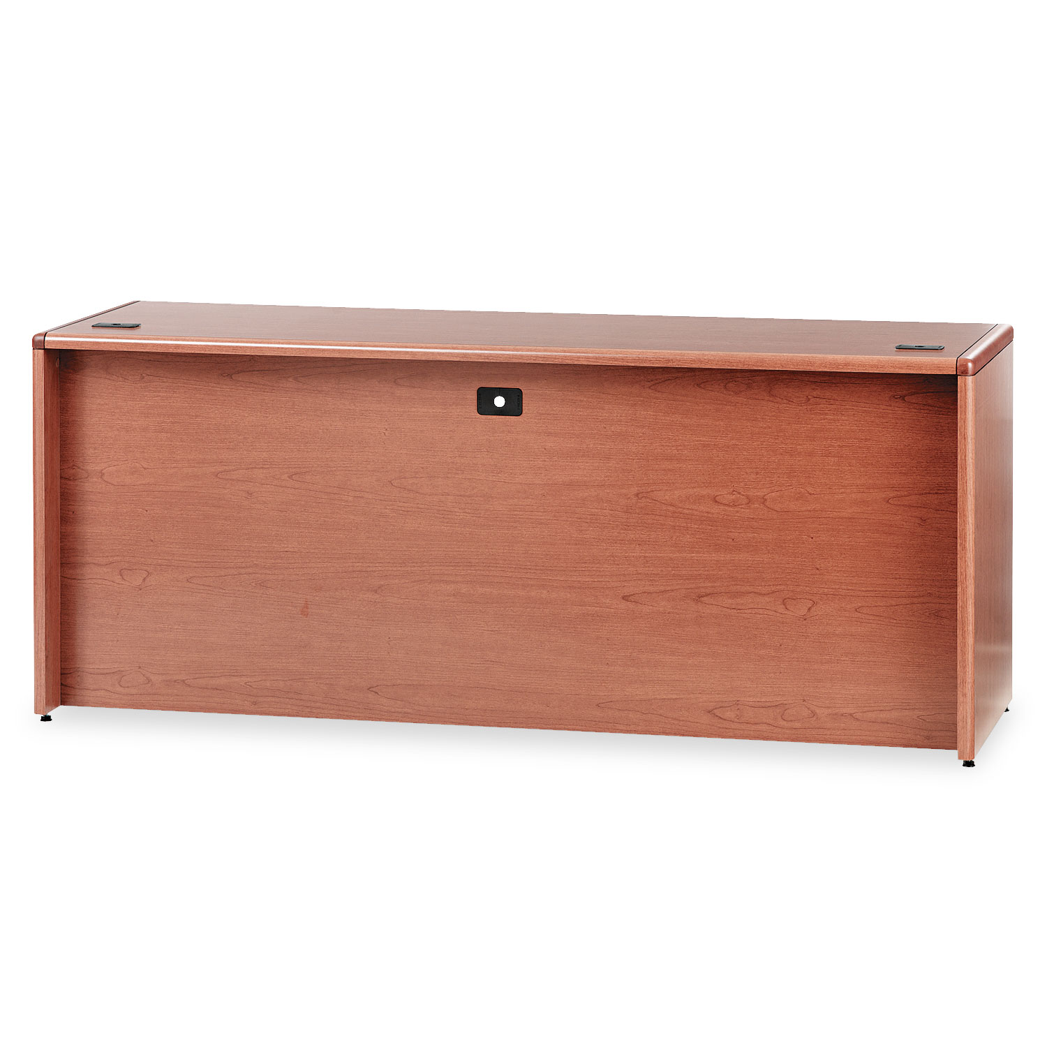 10700 Kneespace Credenza, 3/4 Height Pedestals, 72 x 24 x 29 1/2, Bourbon Cherry