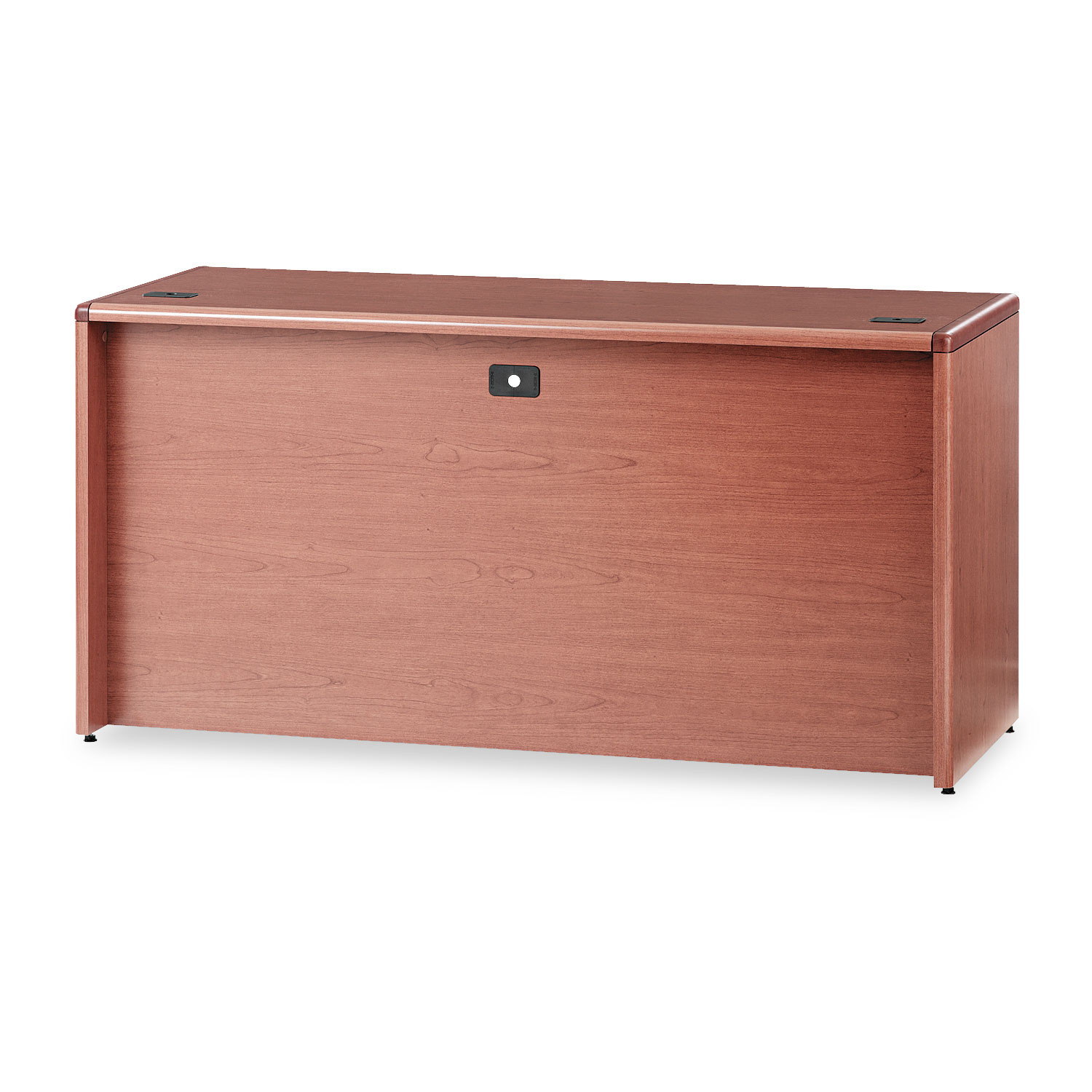 10700 Kneespace Credenza, 3/4 Height Pedestal, 60 x 24 x 29 1/2, Bourbon Cherry