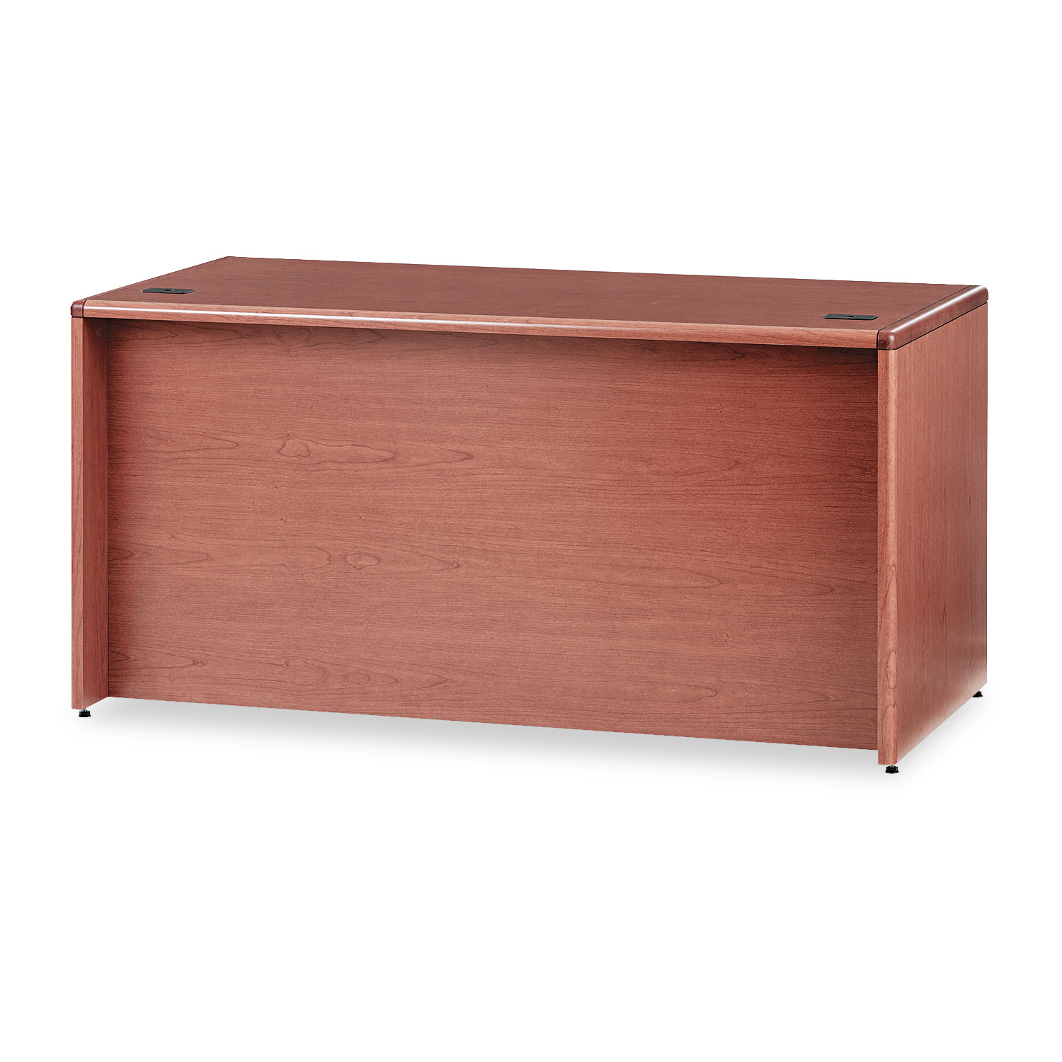 10700 Series Desk, 3/4 Height Double Pedestals, 60 x 30 x 29 1/2, Bourbon Cherry