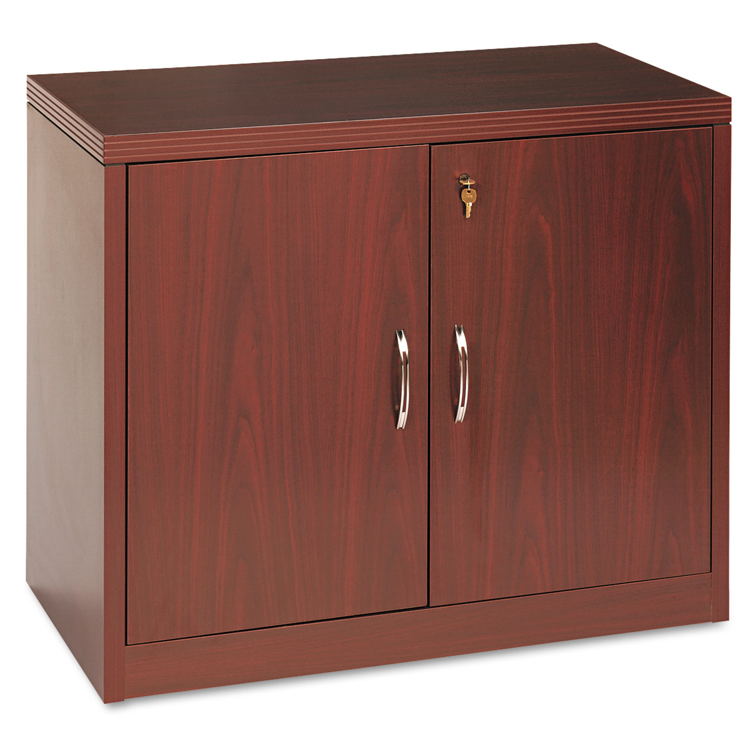 11500 Series Valido Storage Cabinet w/Doors, 36w x 20d x 29-1/2h, Mahogany