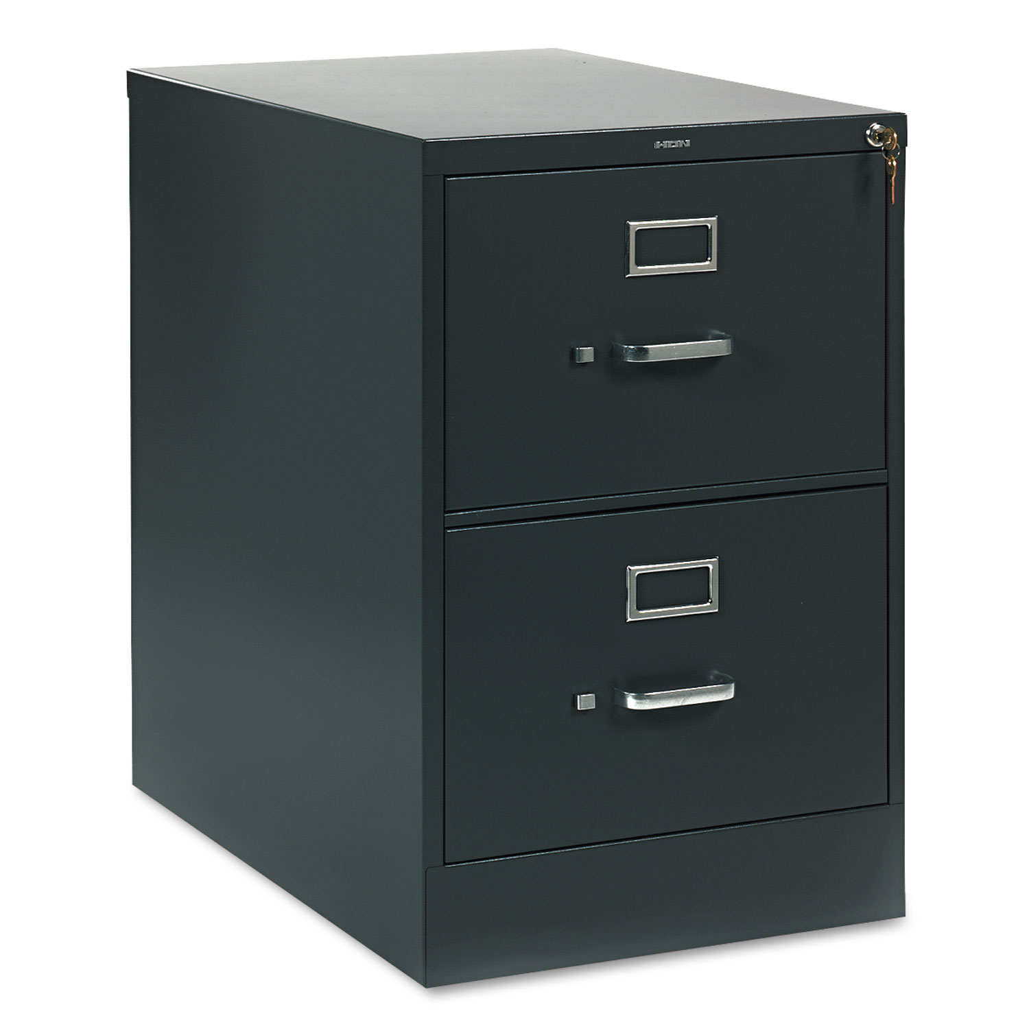 310 Series Vertical File, 2 Letter-Size File Drawers, Charcoal, 15