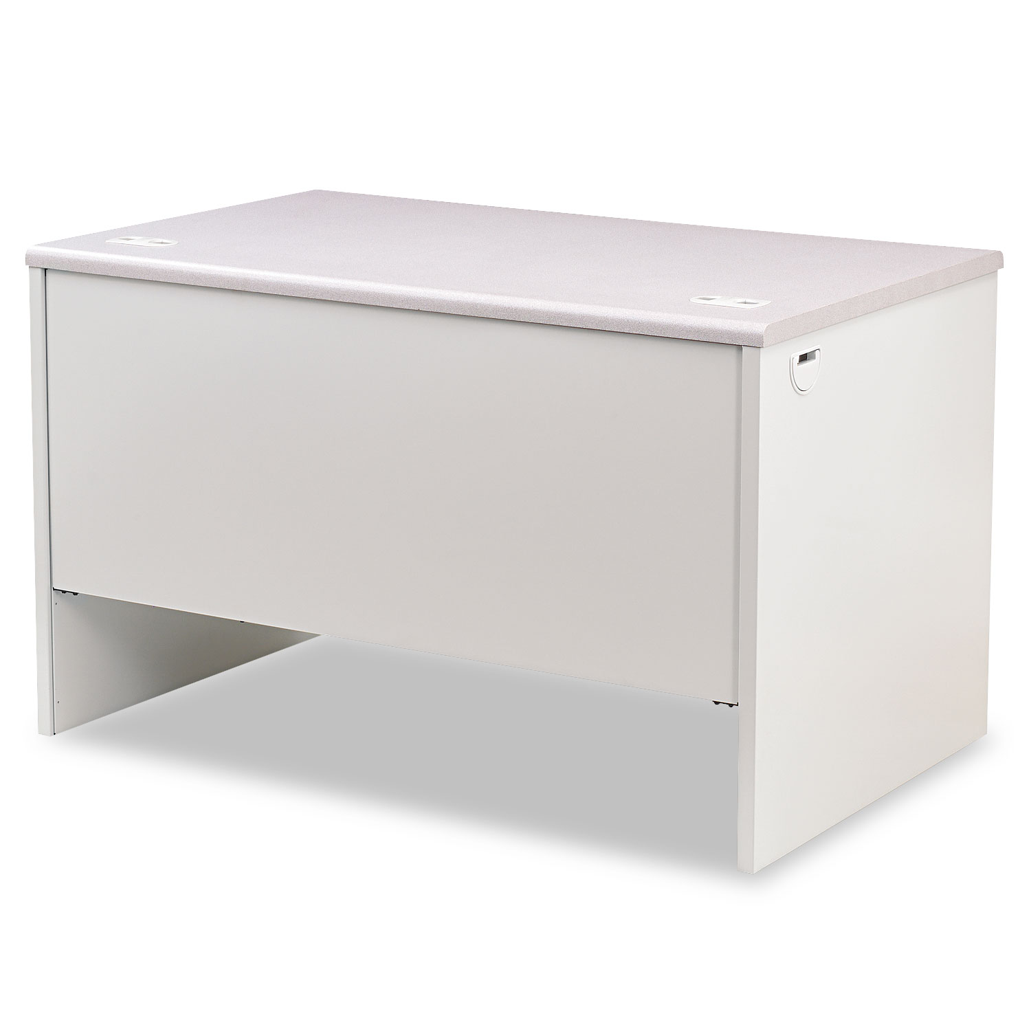 38000 Series Right Pedestal Desk, 48w x 30d x 29-1/2h, Light Gray