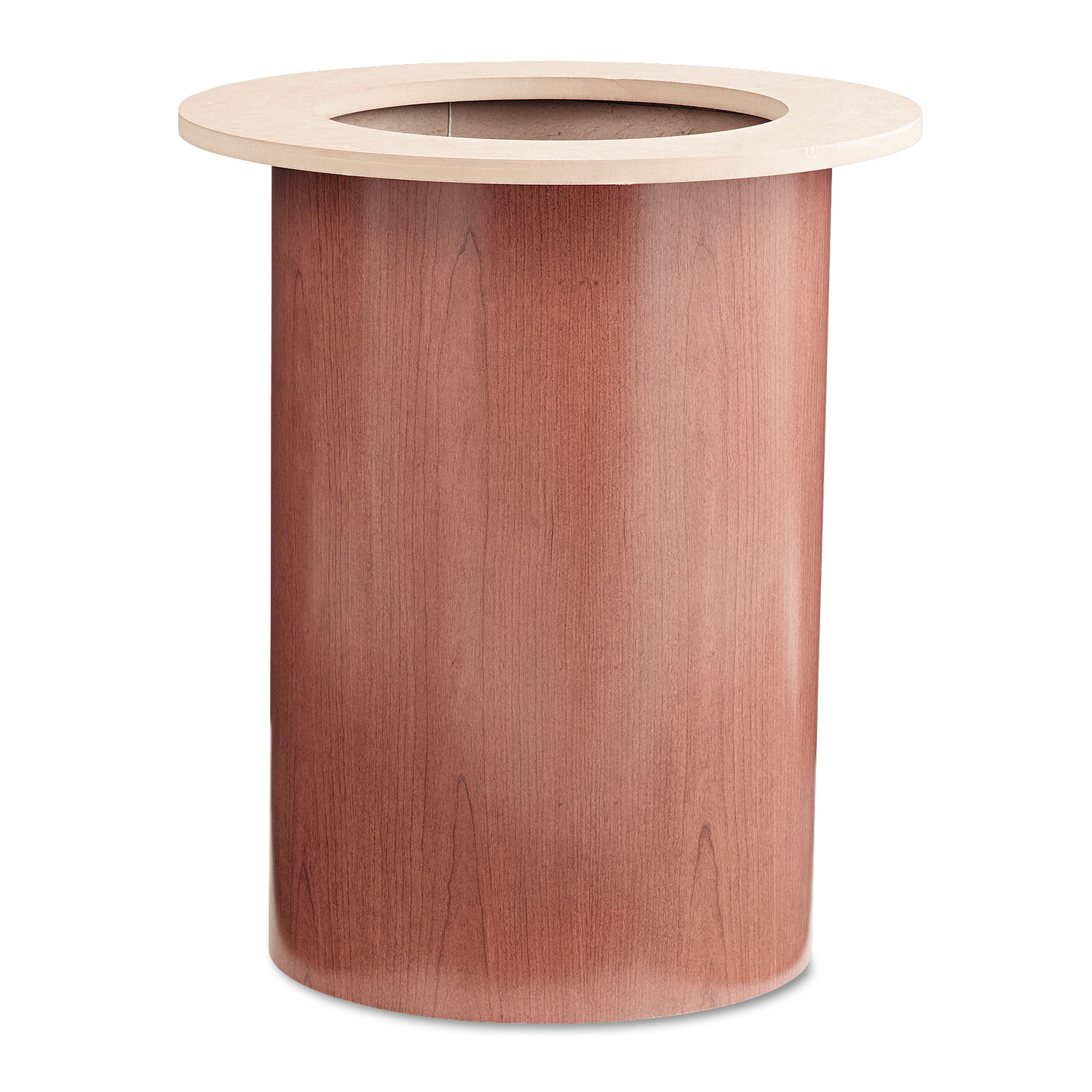 HON BLCY02H Laminate Cylinder Table Base, 18" dia. x 28h, Bourbon