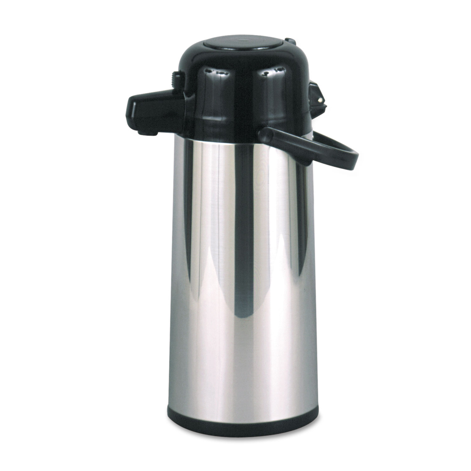  Hormel PAE-22B Commercial Grade 2.2L Airpot, w/Push-Button Pump, Stainless Steel/Black (HORPAE22B) 