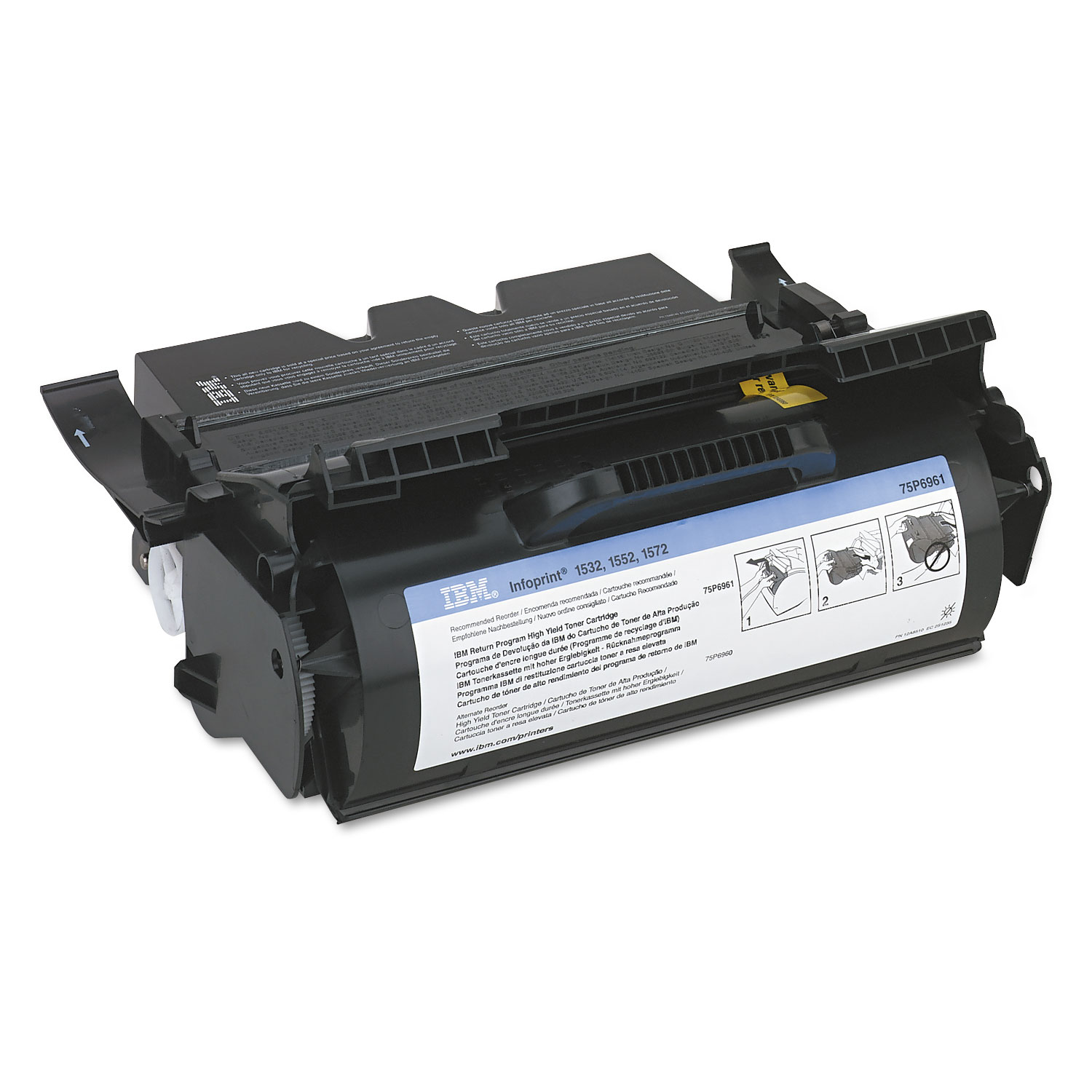  InfoPrint Solutions Company 75P6961 75P6961 High-Yield Toner, 21000 Page-Yield, Black (IFP75P6961) 