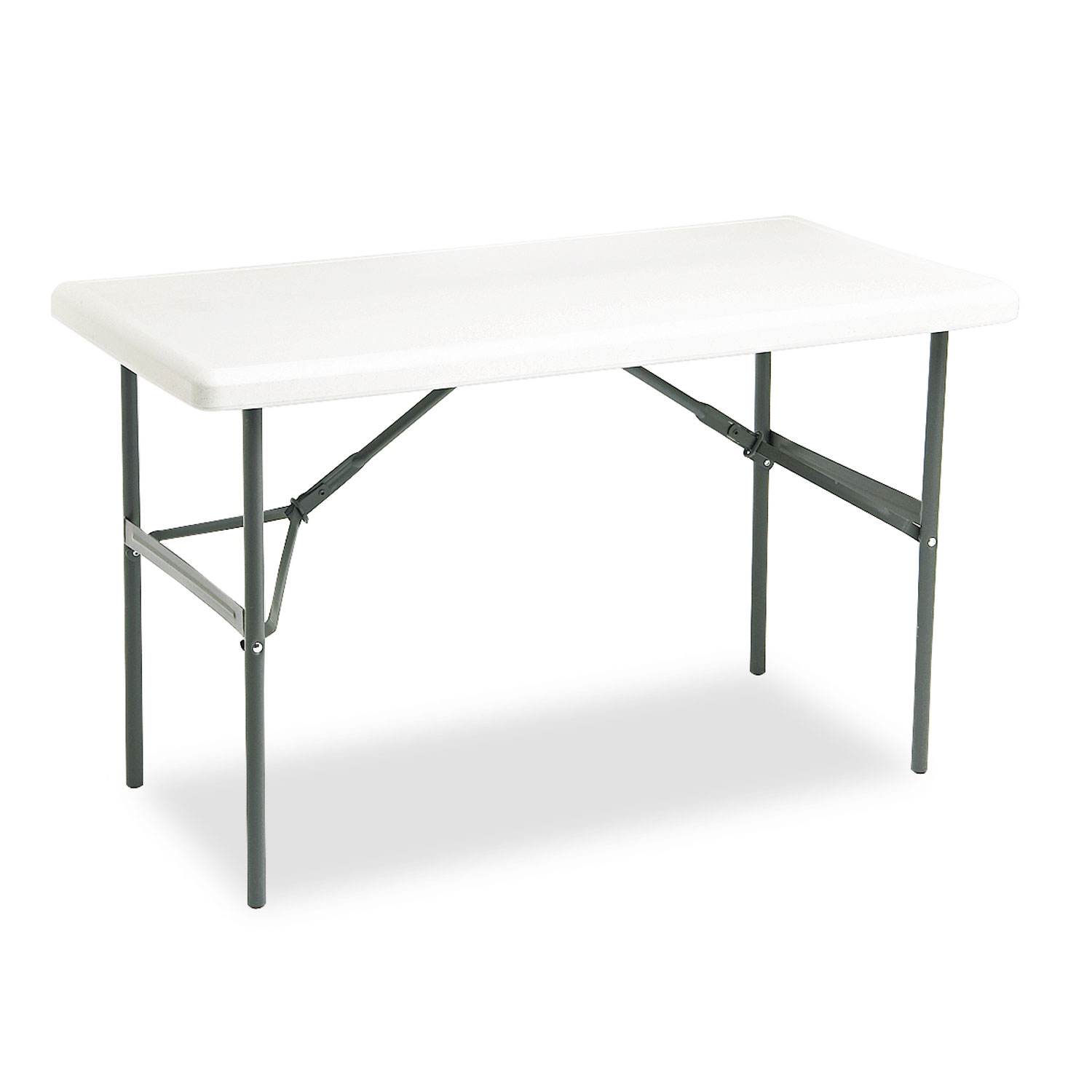  Iceberg 65203 IndestrucTables Too 1200 Series Folding Table, 48w x 24d x 29h, Platinum (ICE65203) 