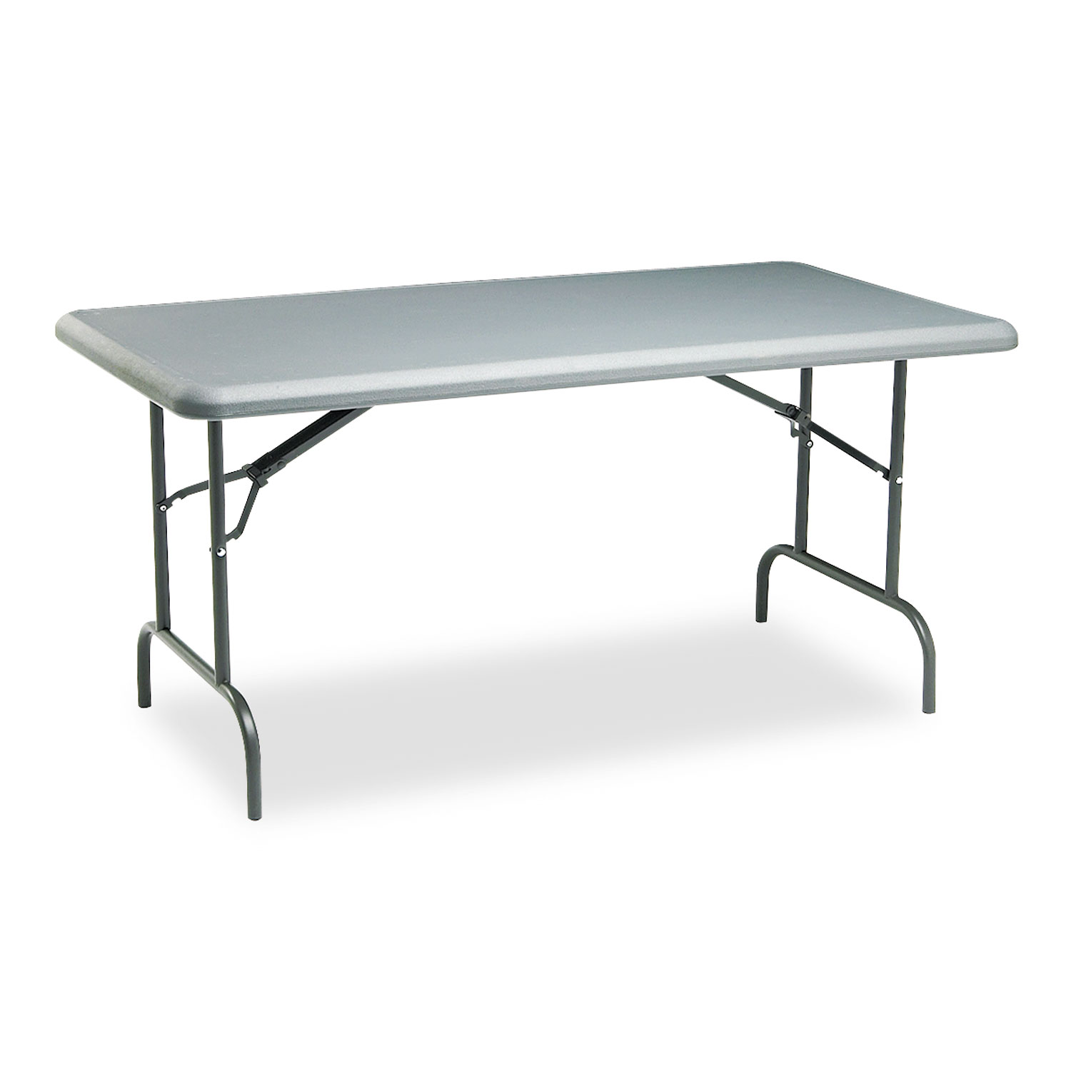  Iceberg 65217 IndestrucTables Too 1200 Series Folding Table, 60w x 30d x 29h, Charcoal (ICE65217) 
