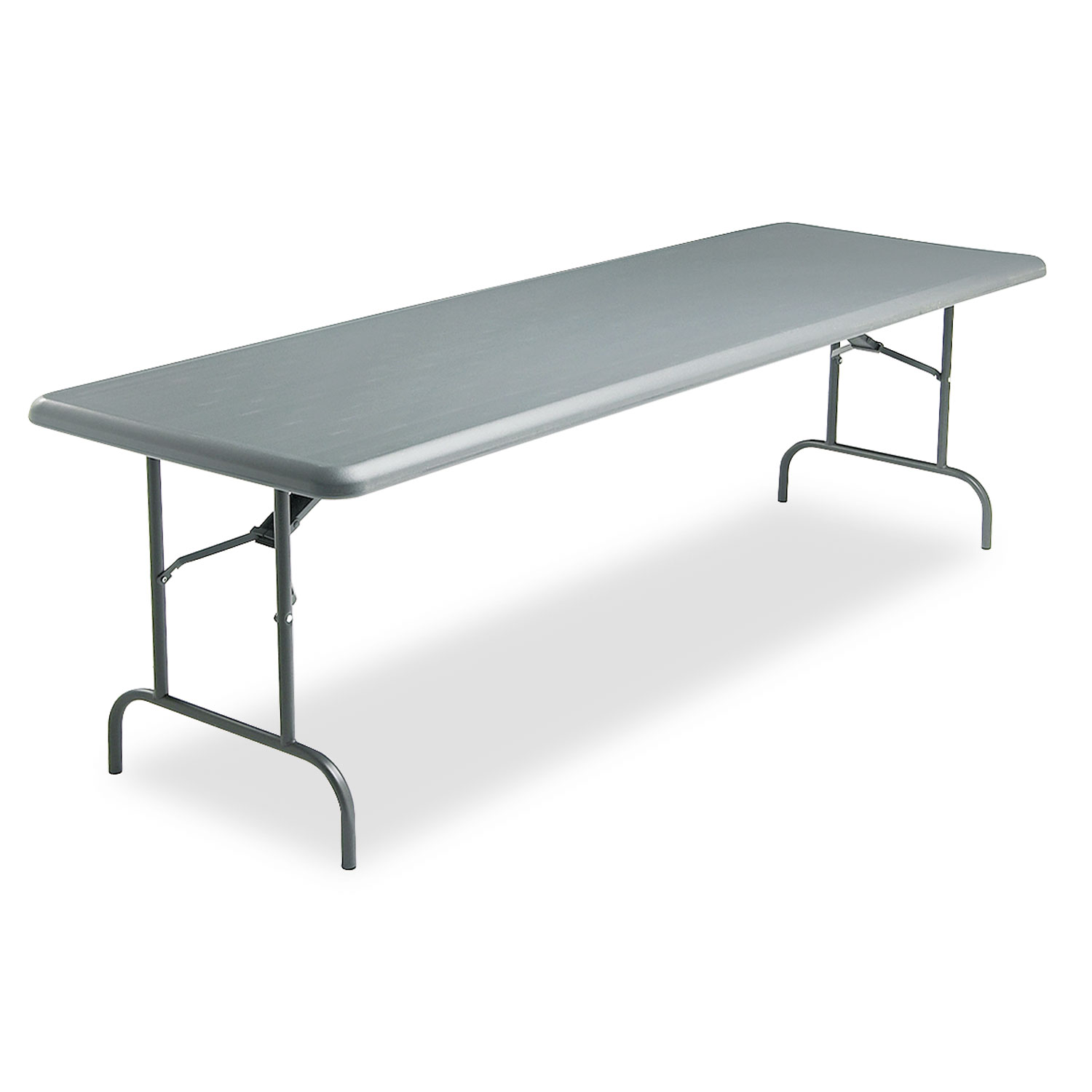 Iceberg 65237 IndestrucTables Too 1200 Series Folding Table, 96w x 30d x 29h, Charcoal (ICE65237) 