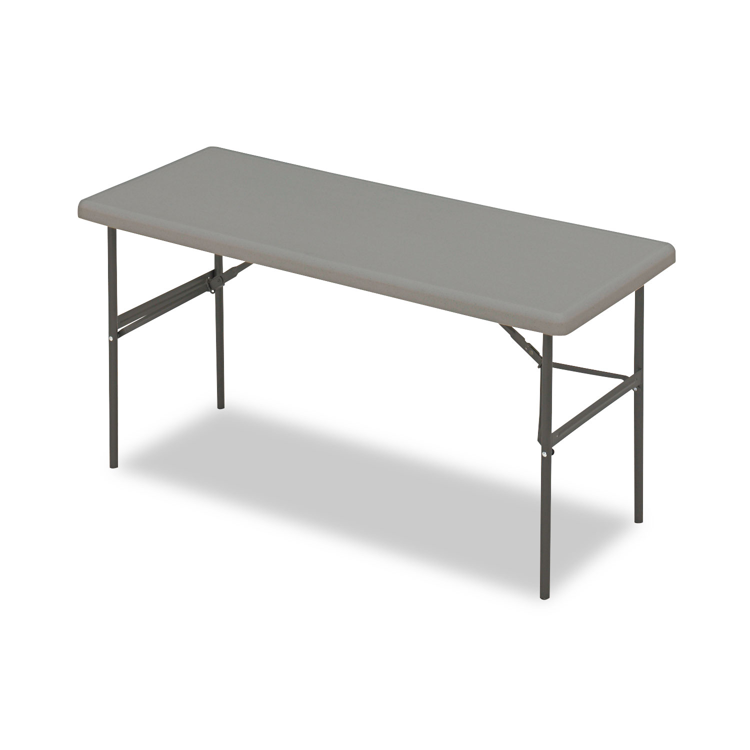  Iceberg 65377 IndestrucTables Too 1200 Series Folding Table, 60w x 24d x 29h, Charcoal (ICE65377) 