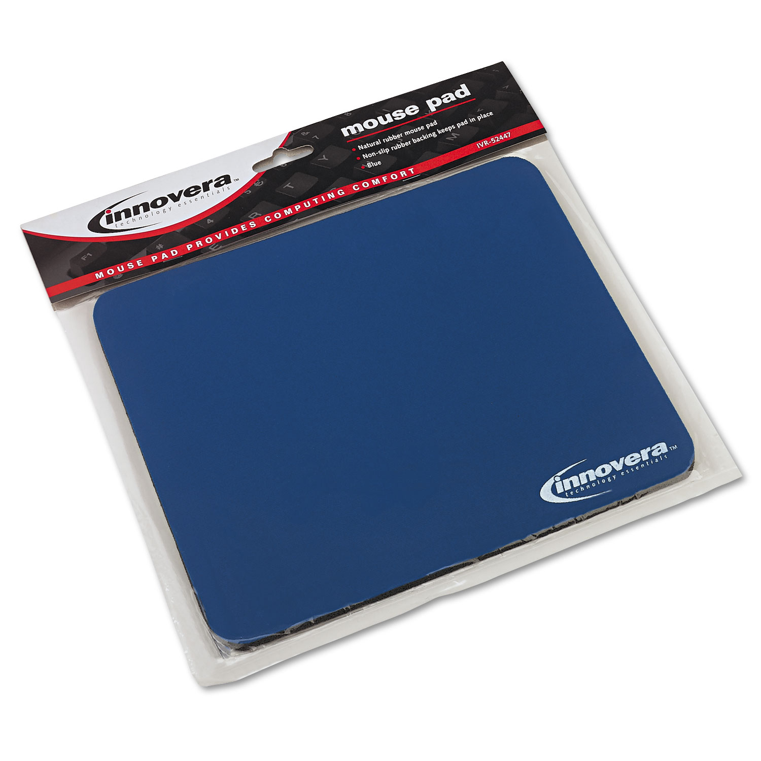 Natural Rubber Mouse Pad, Blue