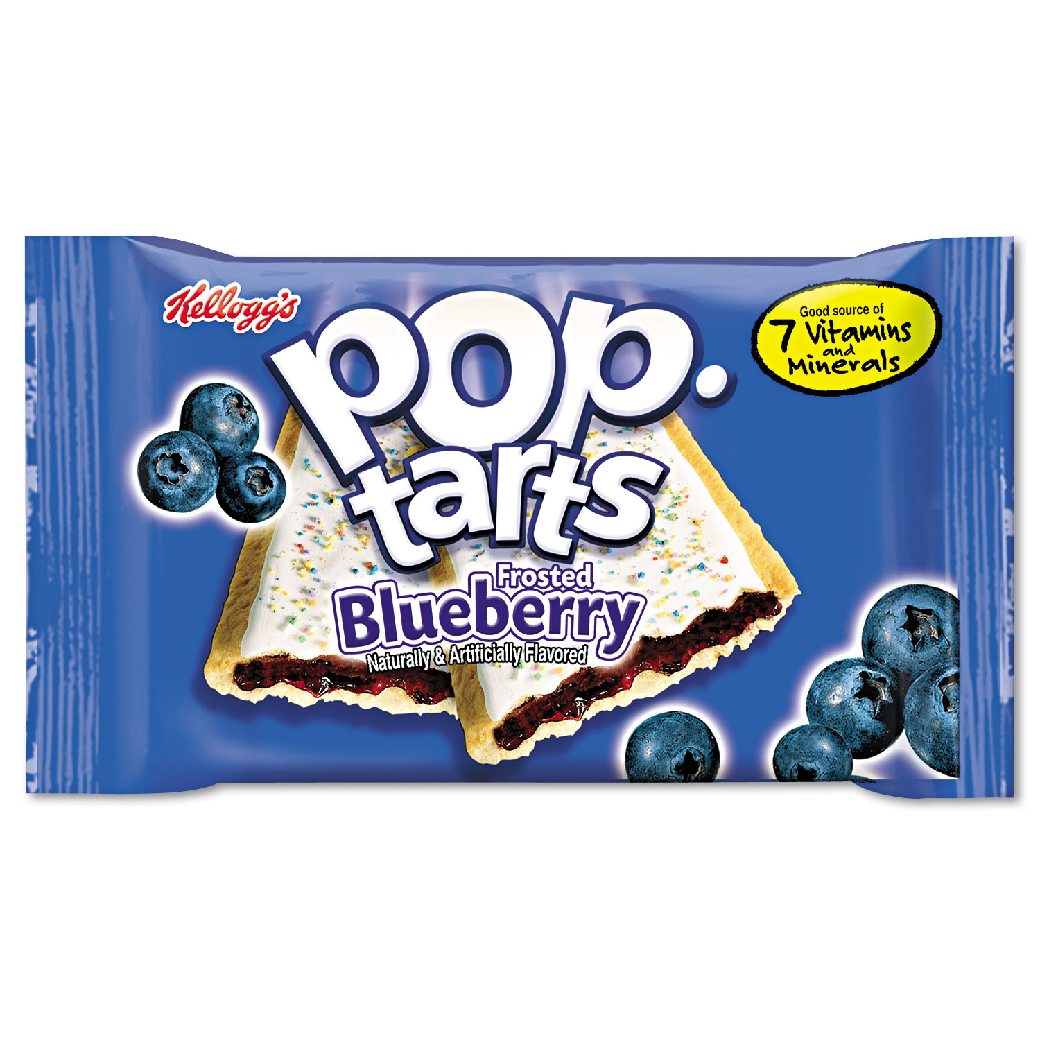  Kellogg's 31032 Pop Tarts, Frosted Blueberry, 2/Pack, 6 Packs/Box (KEB31032) 