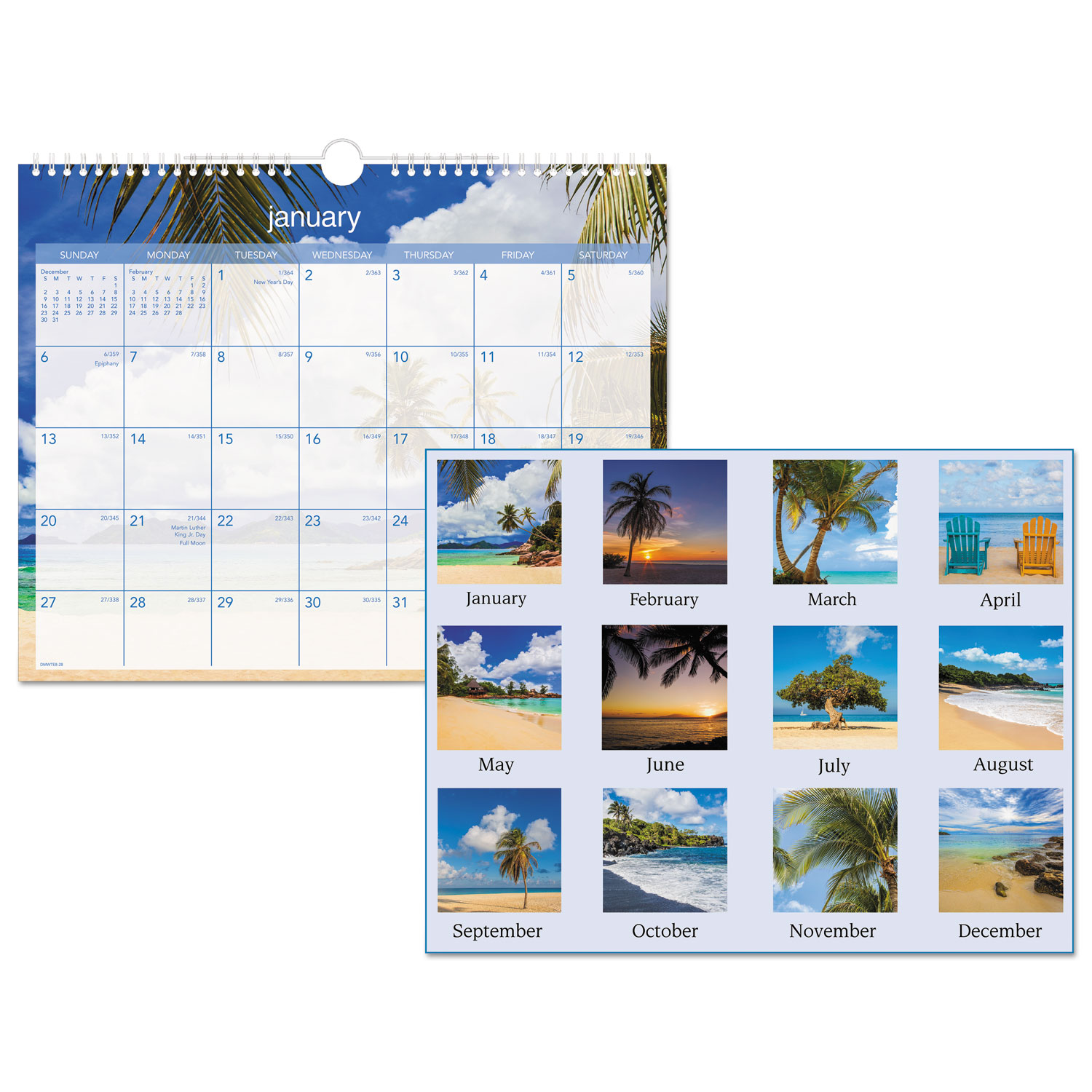 Tropical Escapes 2019 Calendar