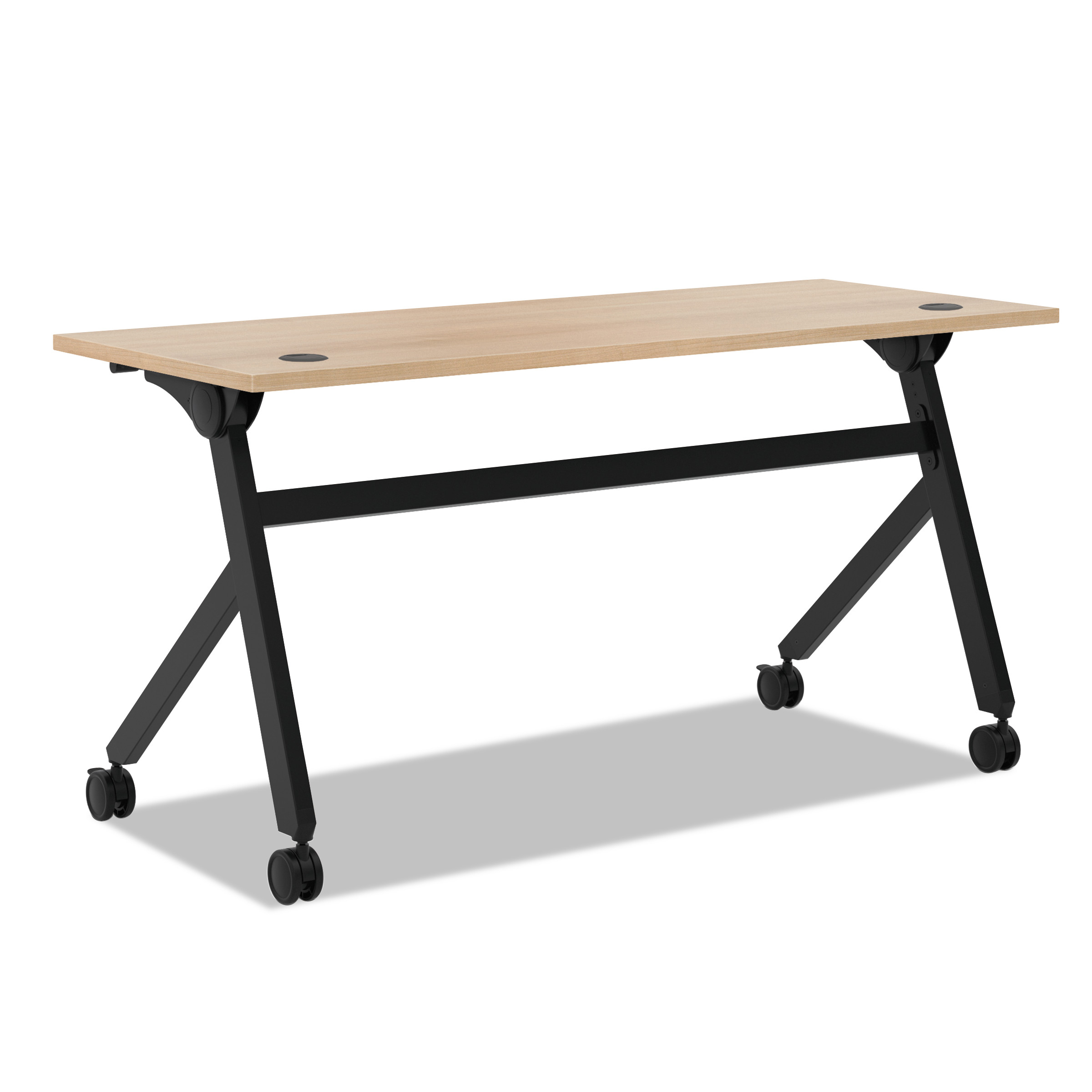  HON HBMPT6024P.WH Multipurpose Table Flip Base Table, 60w x 24d x 29 3/8h, Wheat (BSXBMPT6024PW) 