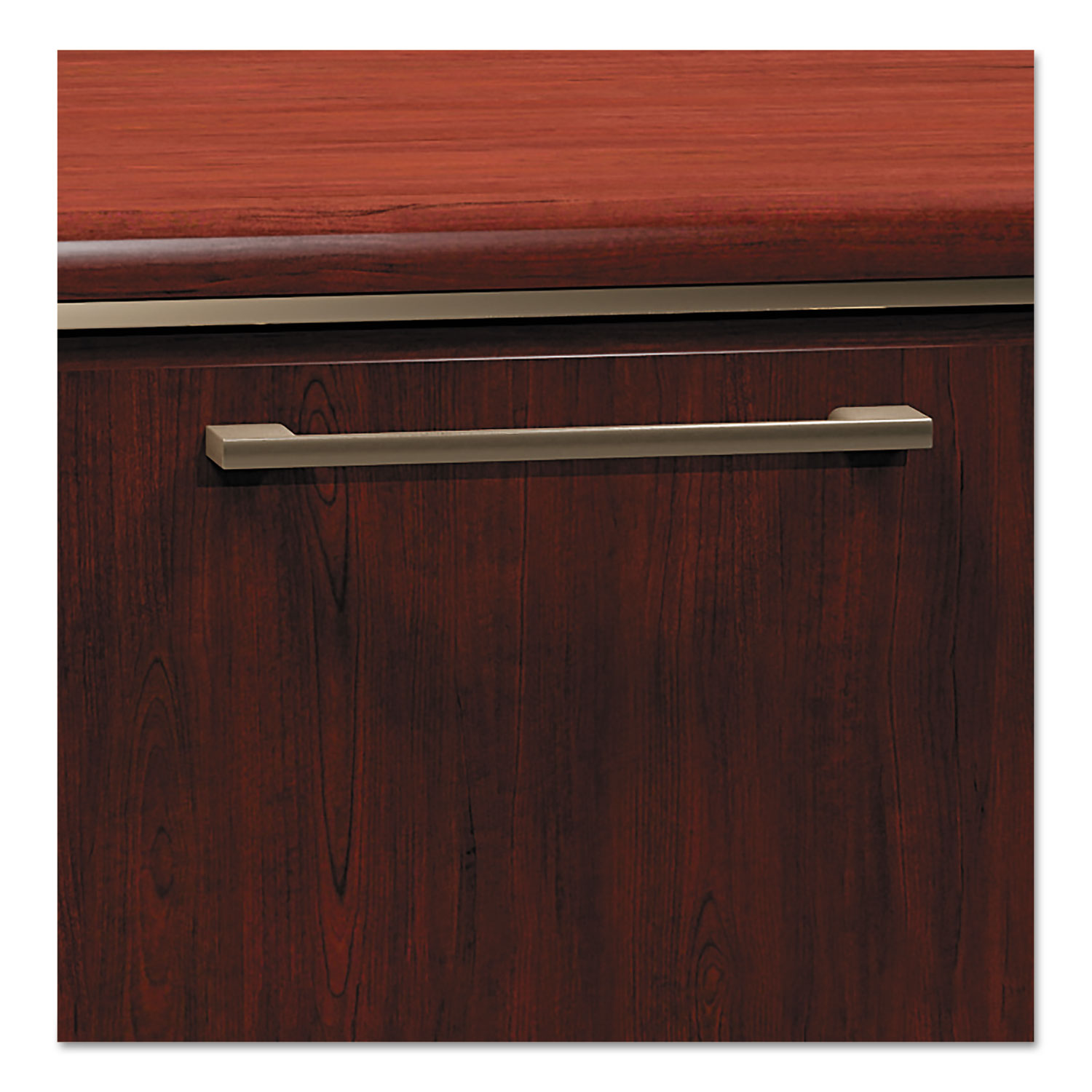 Enterprise Collection 72W Double Pedestal Desk, Harvest Cherry (Box 2 of 2)