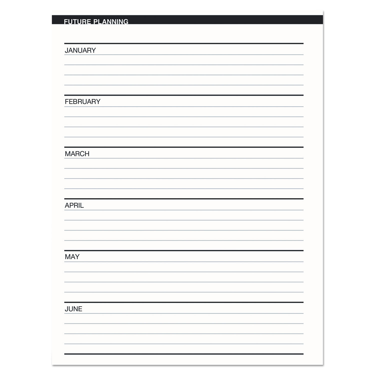 14-Month Recycled Ruled Monthly Planner, 8.75 x 6.78, Black Cover, 14 ...