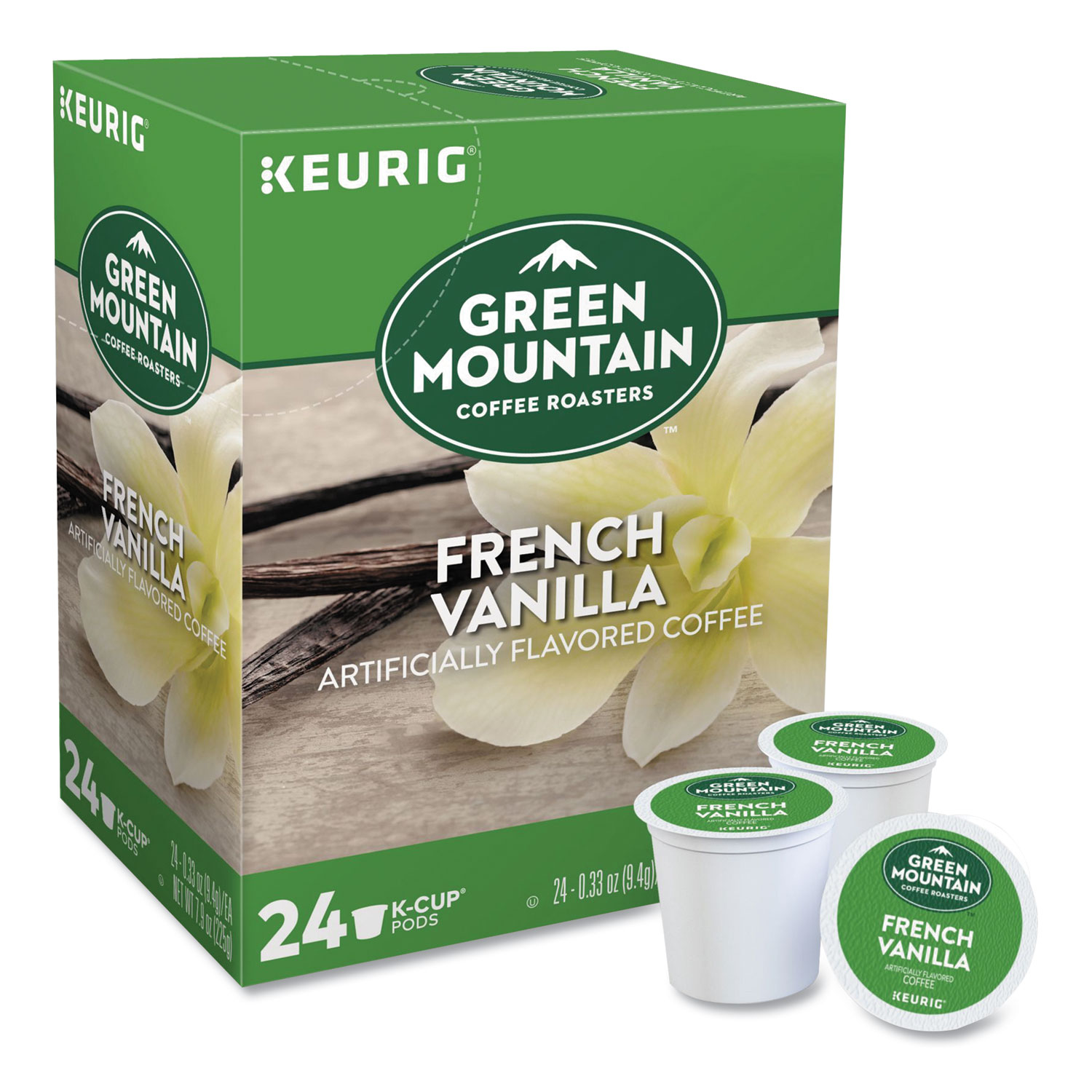 GMT6732 Green Mountain Coffee French Vanilla Coffee KCups Zuma