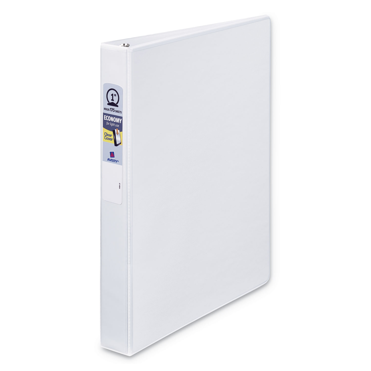  Avery 21085 Economy View Binder with Round Rings , 3 Rings, 1 Capacity, 11 x 8.5, White (AVE21085) 