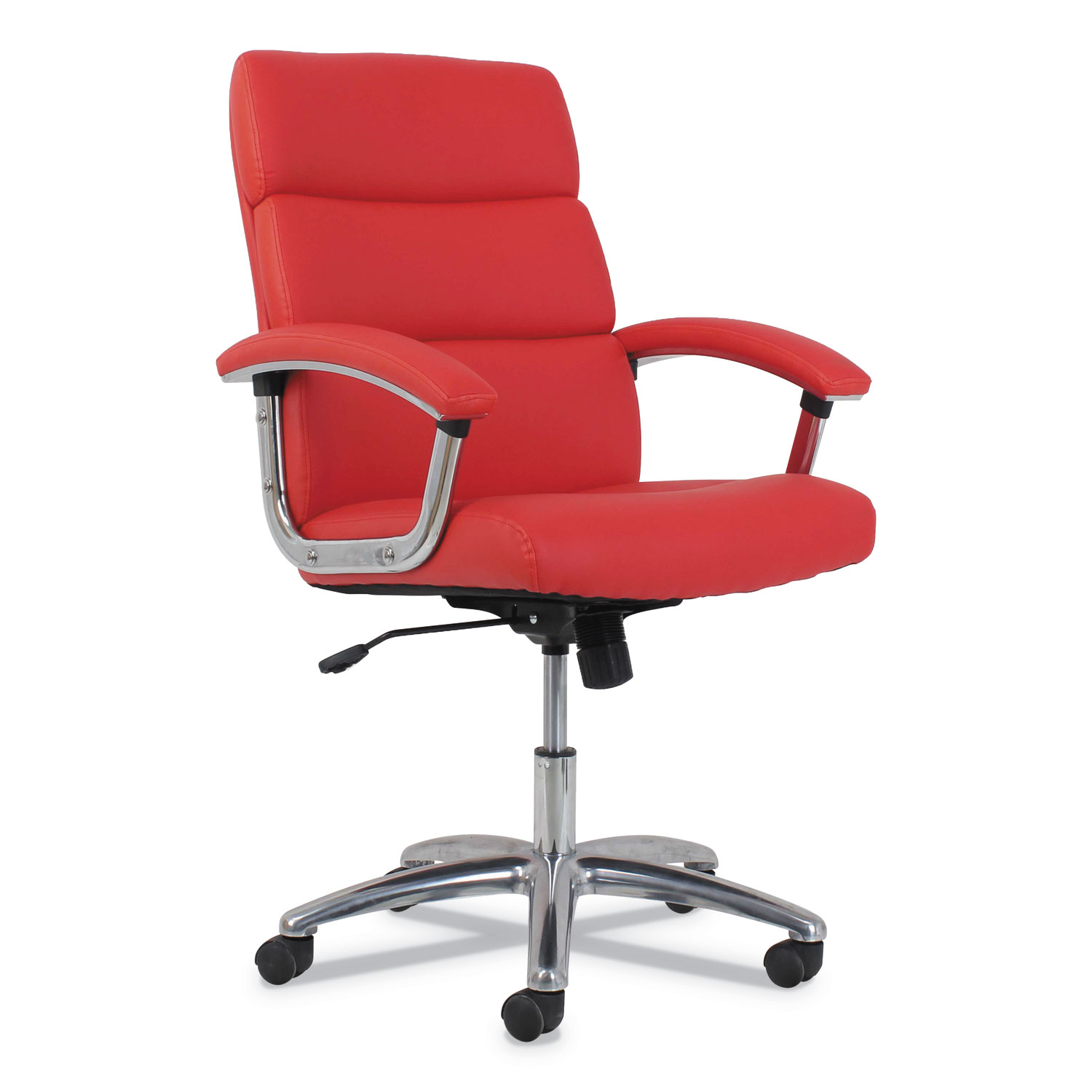  HON HVL103.SB42 Traction High-Back Executive Chair, Supports up to 250 lbs., Red Seat/Red Back, Polished Aluminum Base (HONVL103SB42) 