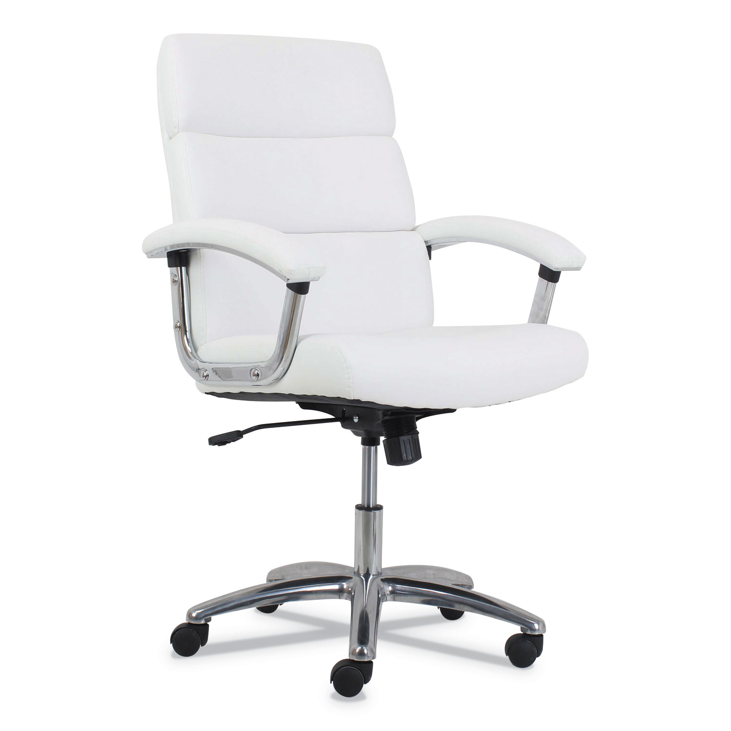  HON HVL103.SB06 Traction High-Back Executive Chair, Supports up to 250 lbs., White Seat/White Back, Polished Aluminum Base (HONVL103SB06) 