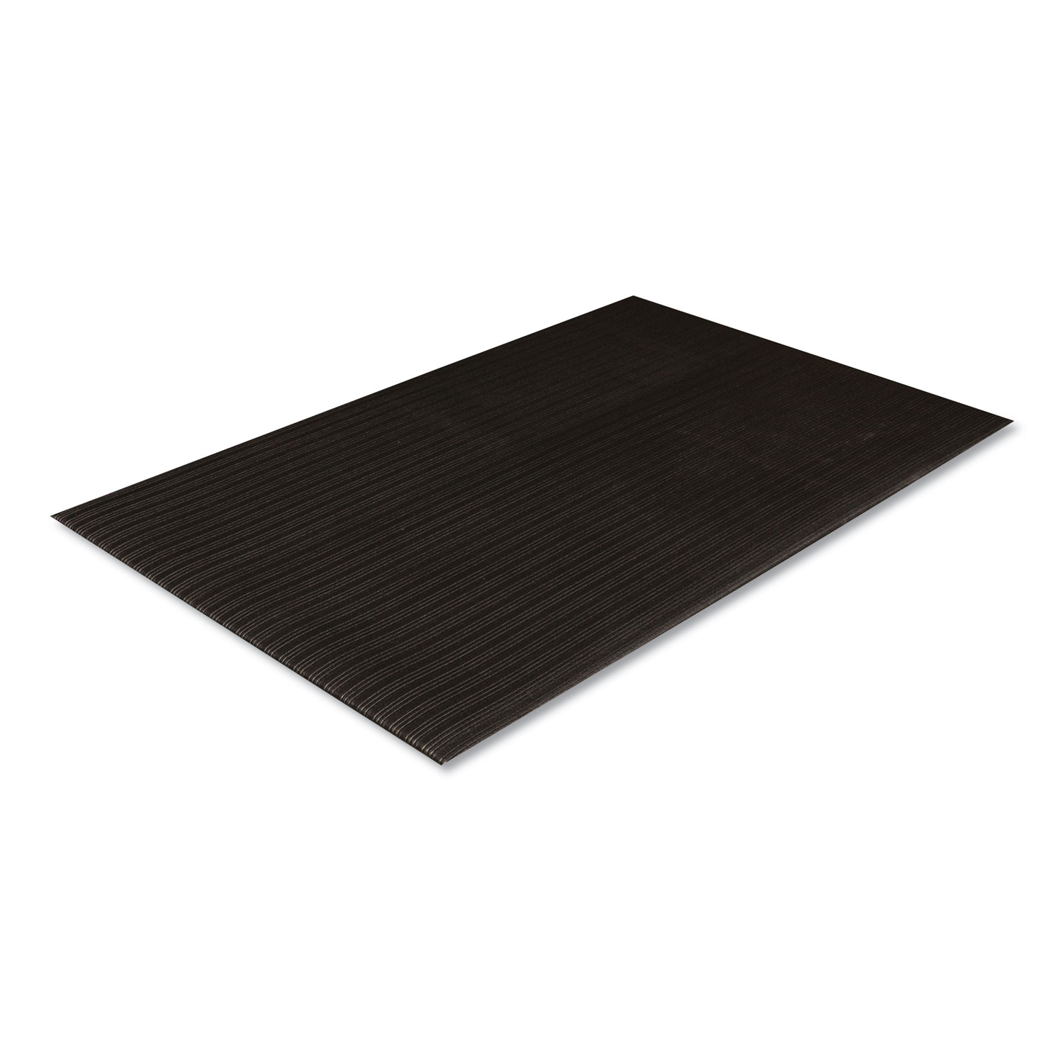  Crown FL 3660BK Ribbed Vinyl Anti-Fatigue Mat, 36 x 60, Black (CWNFL3660BK) 