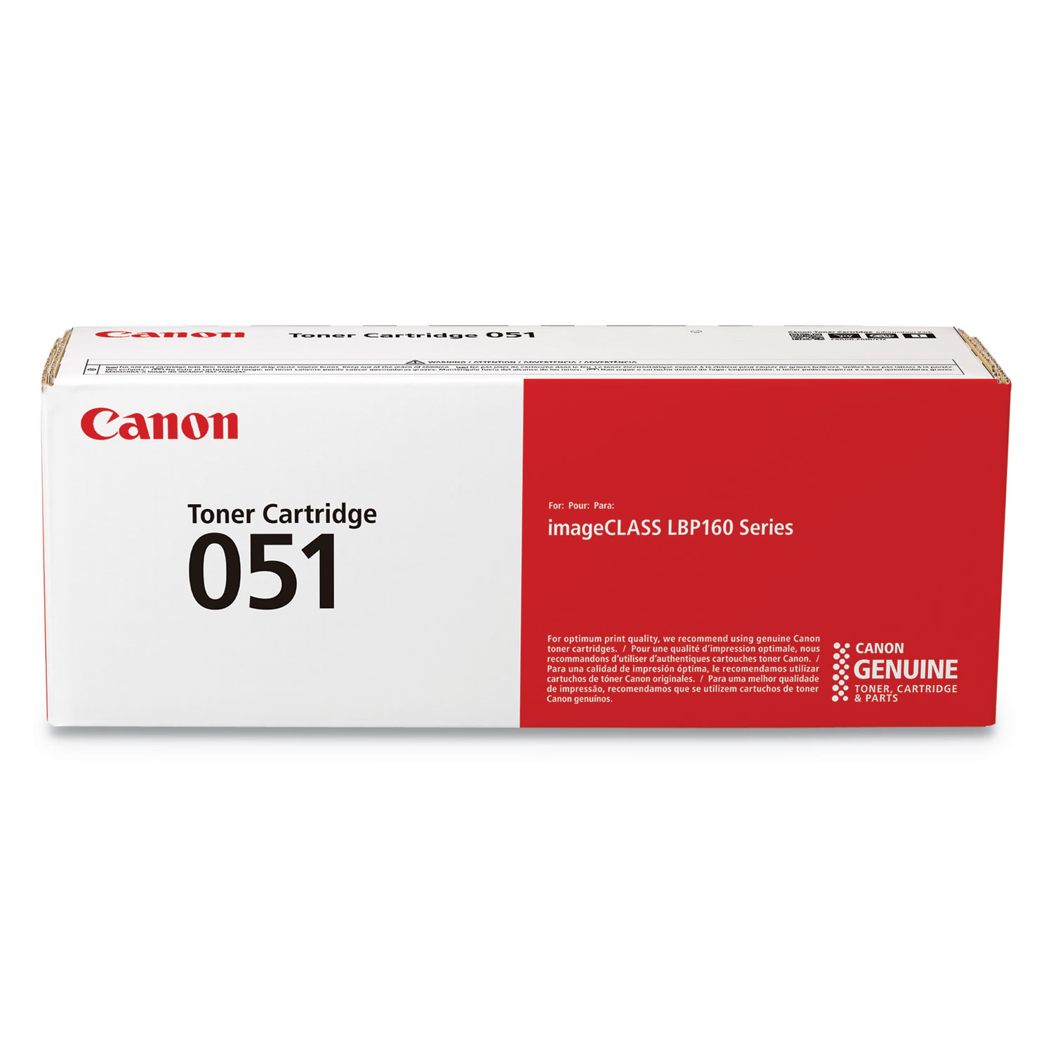  Canon 2168C001 2168C001 (051) Toner, 1700 Page-Yield, Black (CNM2168C001) 
