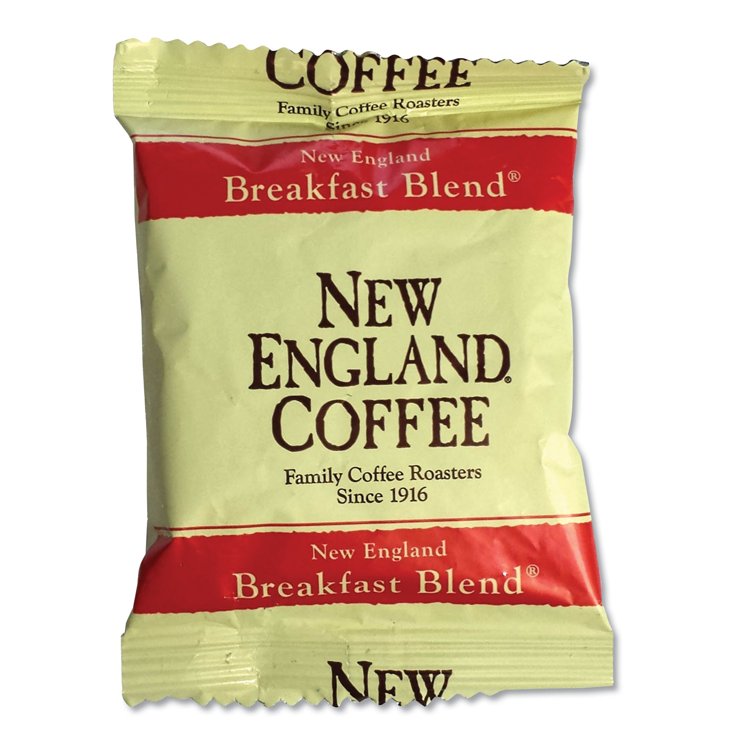  New England Coffee 026260 Coffee Portion Packs, Breakfast Blend, 2.5 oz Pack, 24/Box (NCF026260) 
