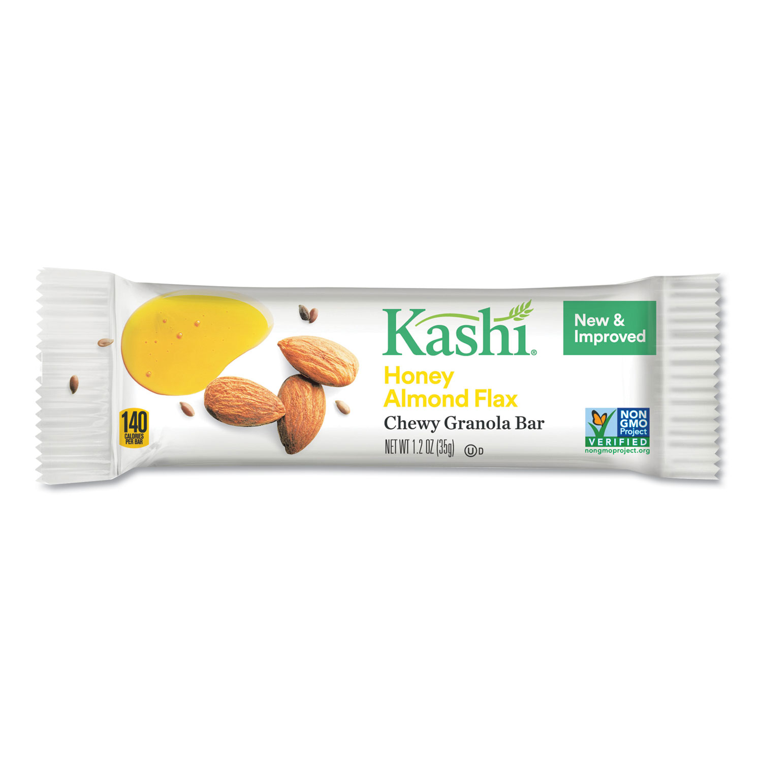  Kashi 1862737949 Kashi TLC Chewy Granola Bars, Honey Almond Flax, 35 g, 12/Box (KEB37949) 
