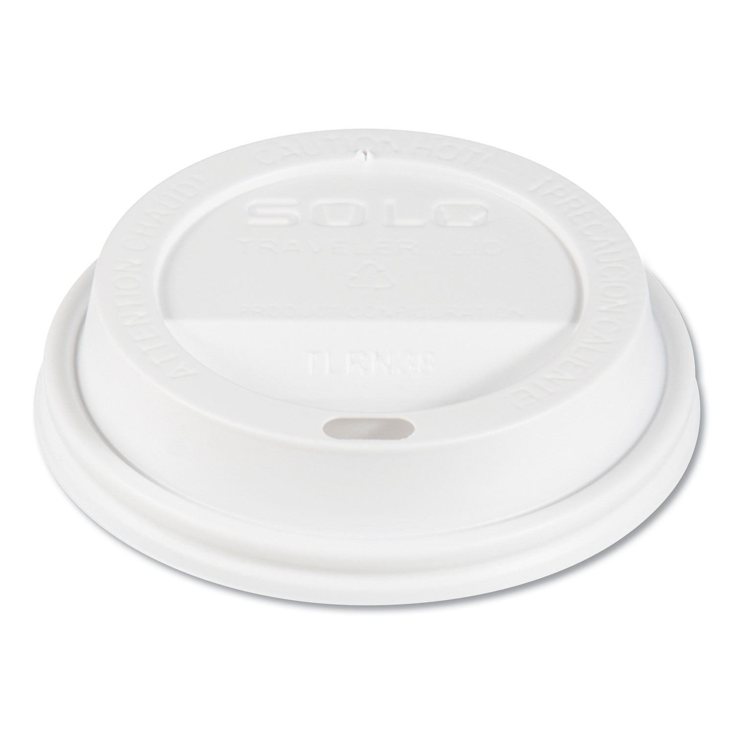 Dart TL31R2-0007 Traveler Cappuccino Style Dome Lid, Fits 10oz Cups, White, 100/Pack, 10 Packs/Carton (SCCTL31R2) 