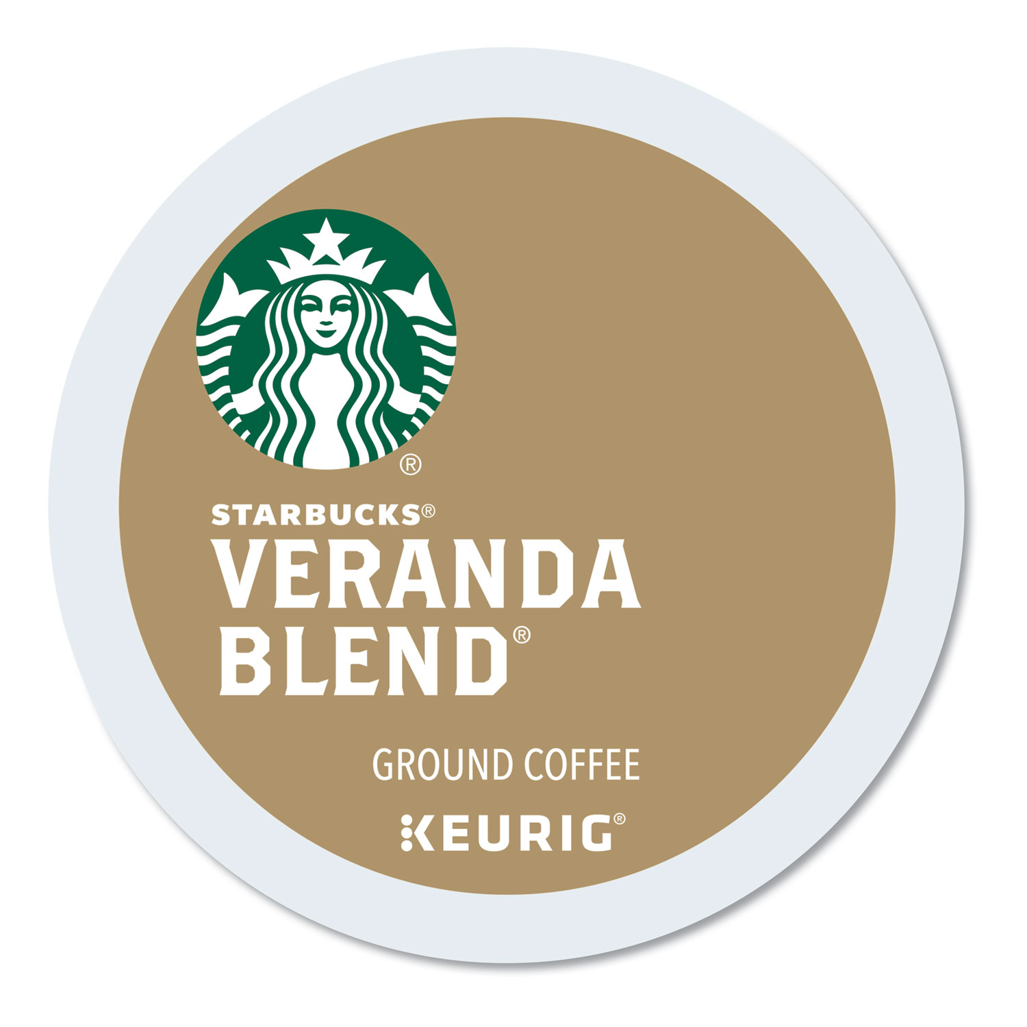  Starbucks 011067986CT Veranda Blend Coffee K-Cups, 24/Box, 4 Box/Carton (SBK011111159CT) 