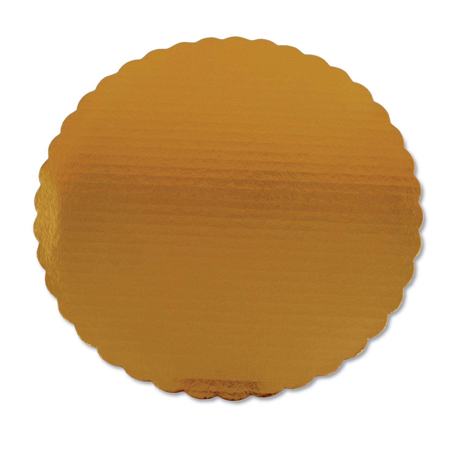 Gold Cake Circles, Double Wall Construction, 14" Diameter, Gold, Paper, 50/Carton