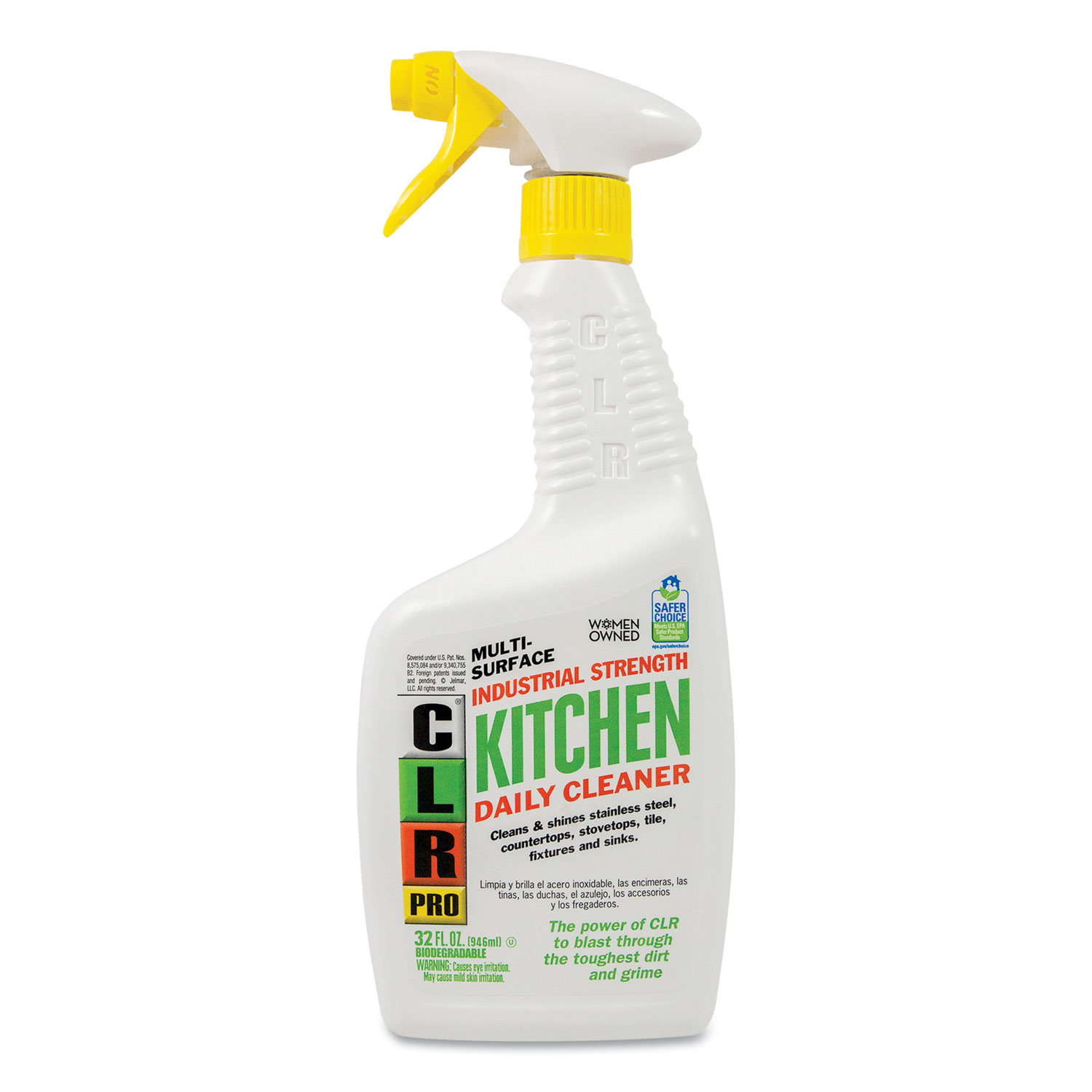  CLR PRO KITCHEN-32PRO Kitchen Daily Cleaner, Light Lavender Scent, 32 oz Spray Bottle, 6/Carton (JELKITCHEN32PRO) 