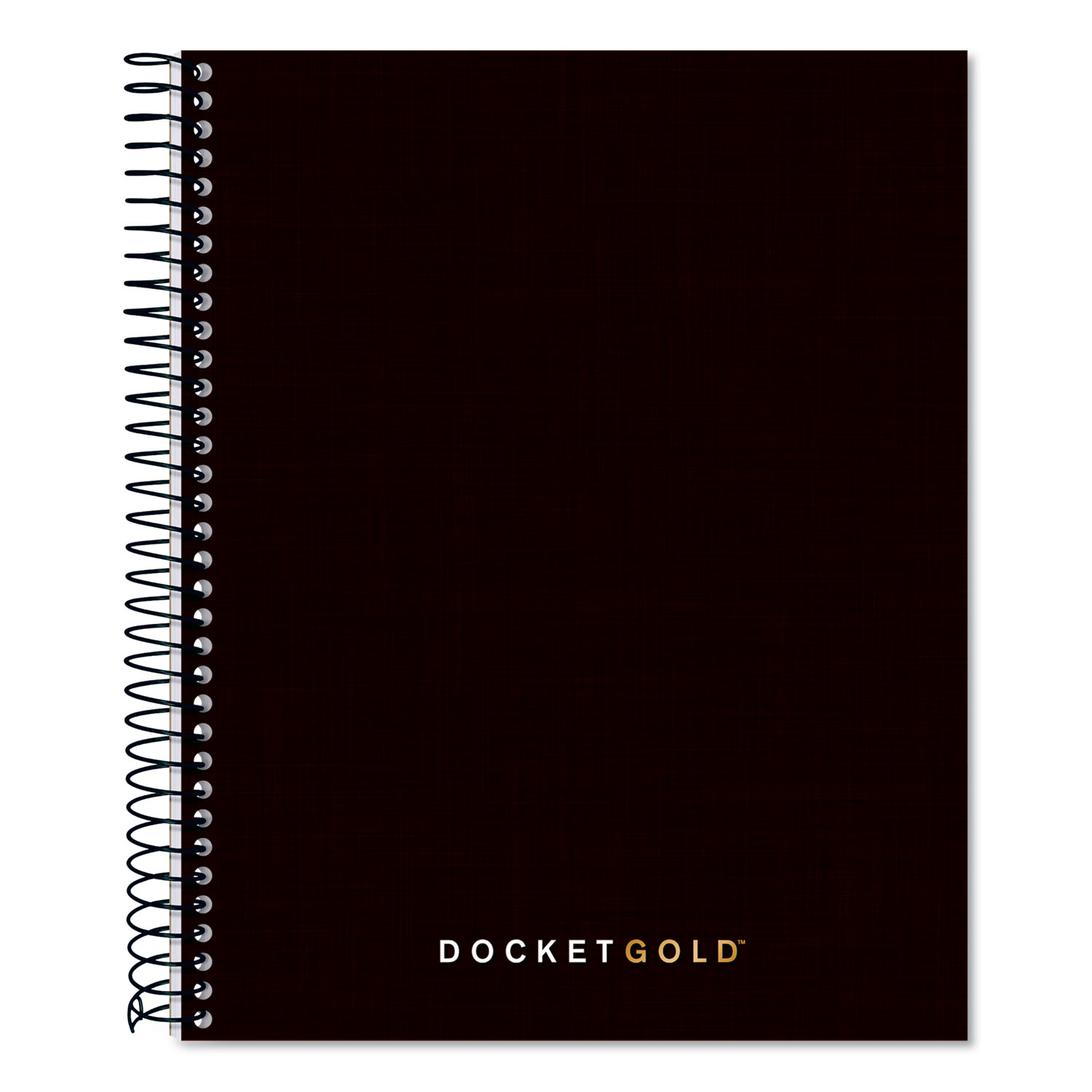  TOPS 63754 Docket Gold Planners & Project Planners, Narrow, Black, 8.5 x 6.75, 70 Sheets (TOP63754) 