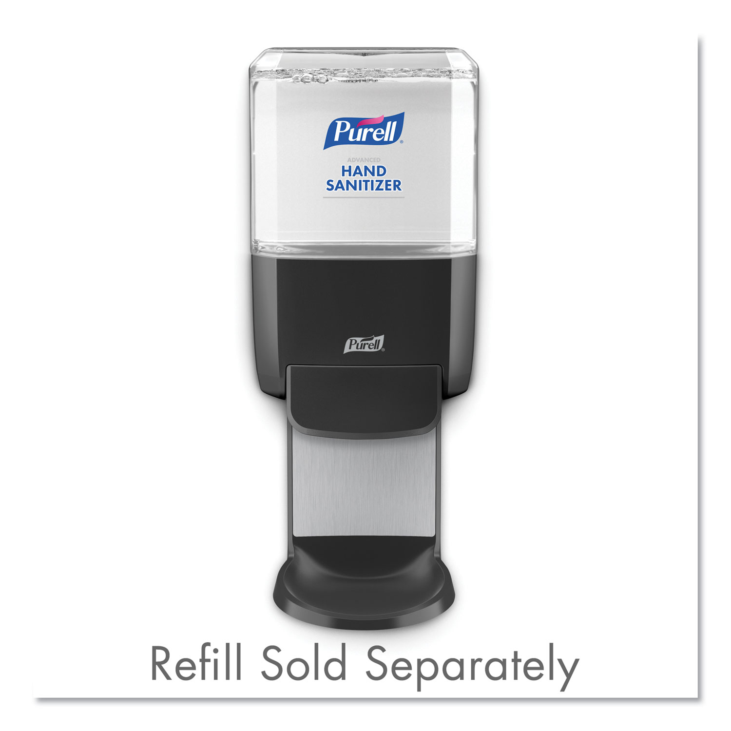  PURELL 5024-01 Push-Style Hand Sanitizer Dispenser, 1,200 mL, 5.25 x 8.56 x 12.13, Graphite (GOJ502401) 
