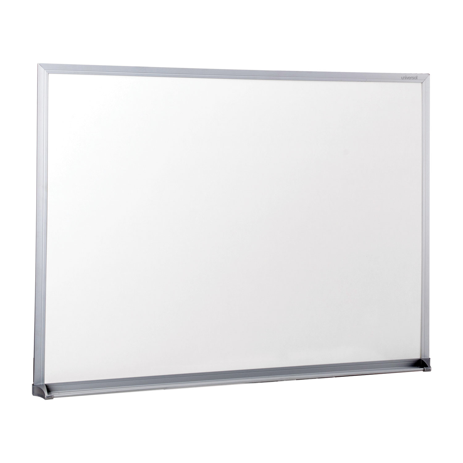 Dry-Erase Board, Melamine, 24 x 18, Satin-Finished Aluminum Frame