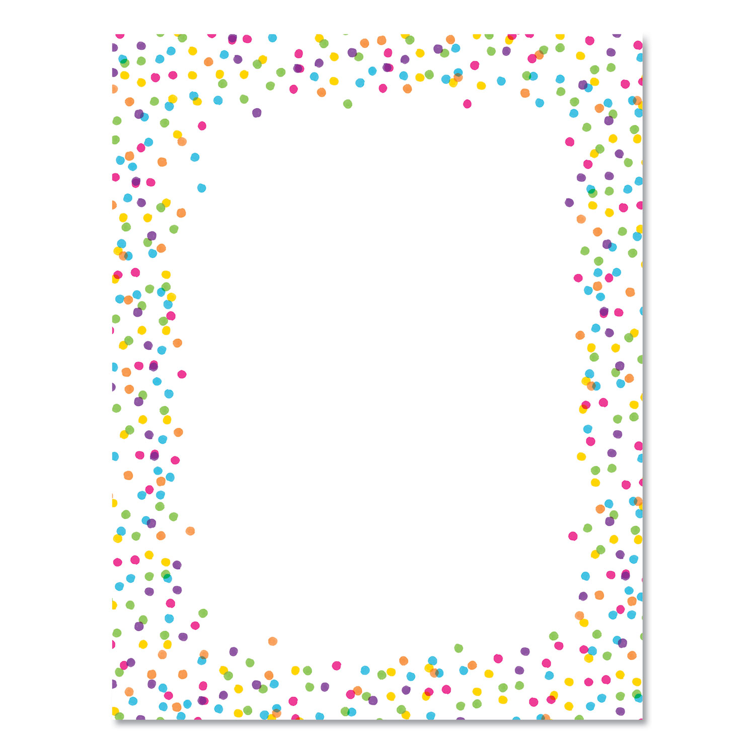 Astrodesigns® Pre-Printed Paper, 28 lb, 8.5 x 11, Watercolor Dots, 100 ...