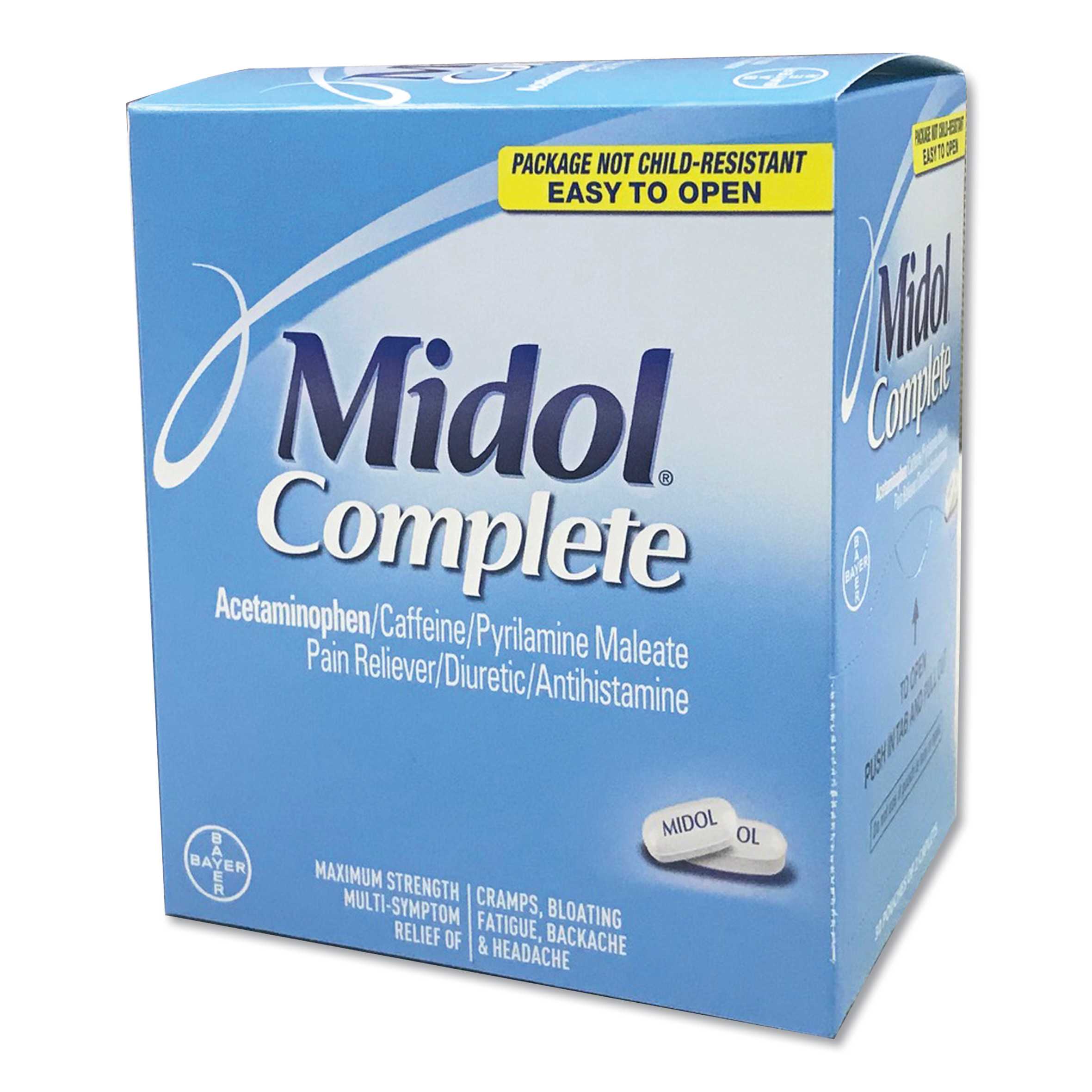  Midol 1841 Complete Menstrual Caplets, Two-Pack, 30 Packs/Box (PFYBXMD30) 