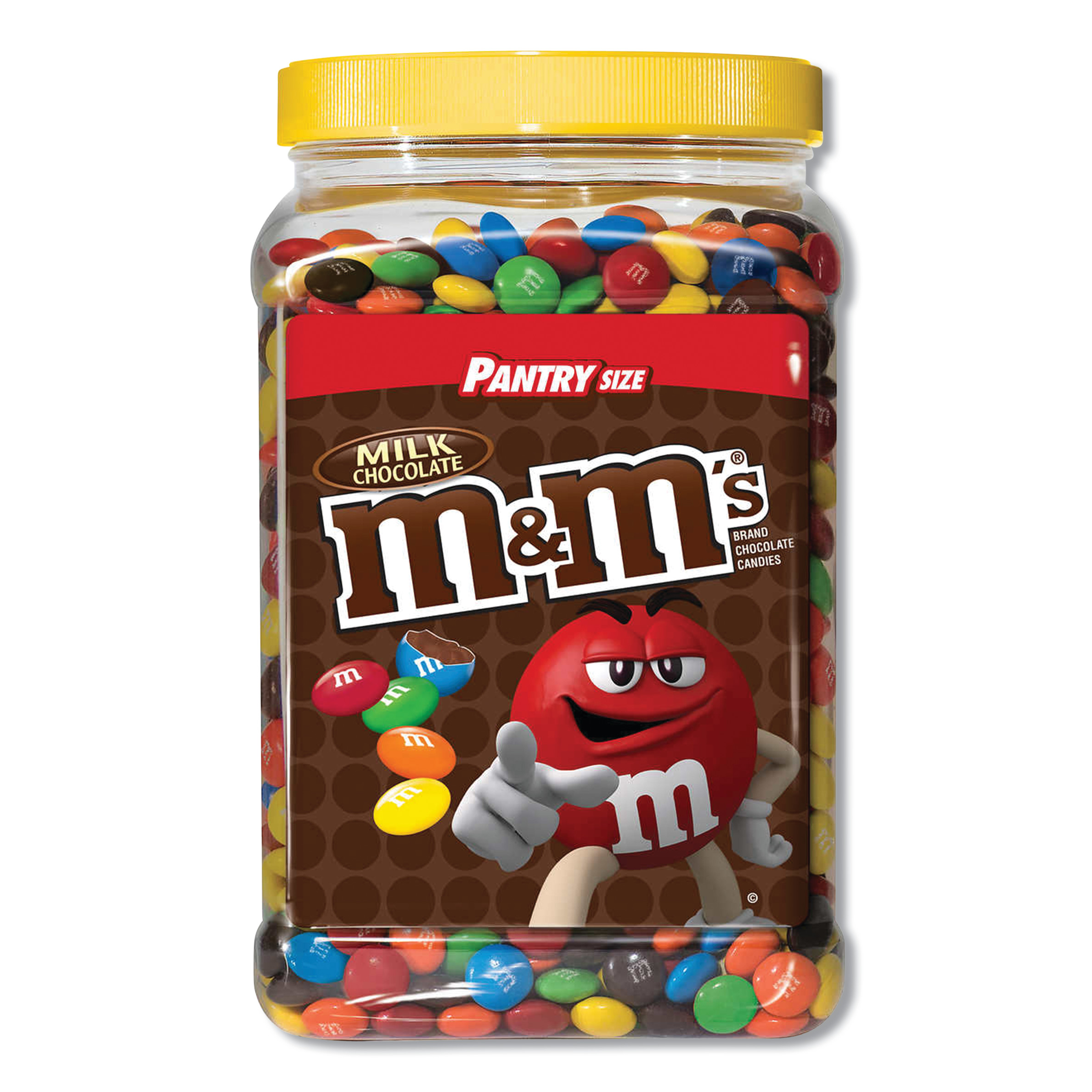  M & M's 1207605 Milk Chocolate with Candy Coating, 62 oz Tub (MNM1207605) 